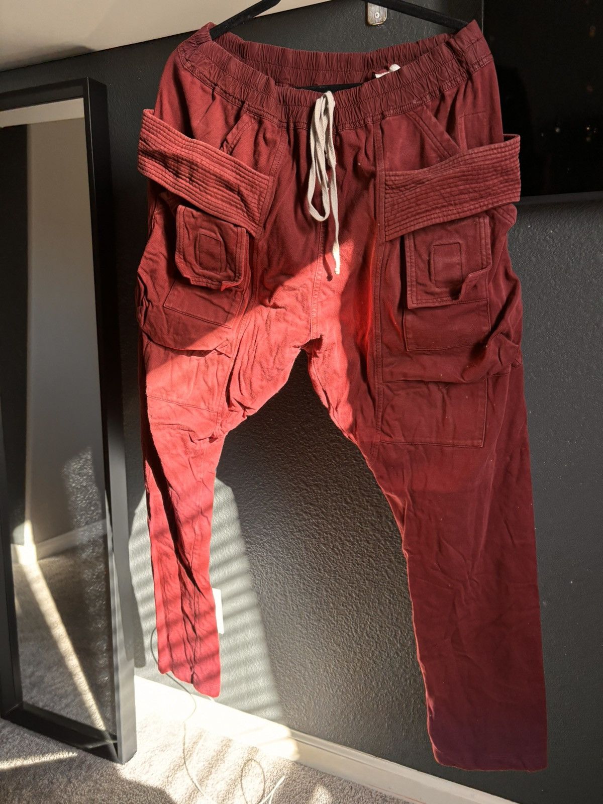 Rick Owens × Rick Owens Drkshdw Rick Owens Drkshdw Creatch Cargos Size US 34 / EU 50 - 1 Thumbnail