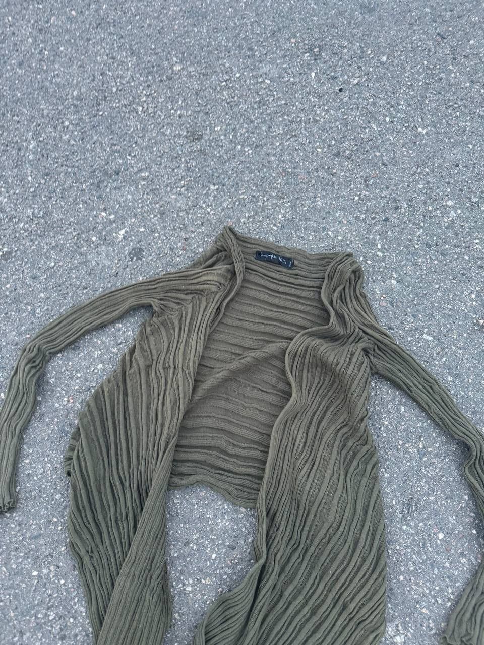 Designer × Katharine Hamnett London Y2K Katharine Hamnett London Avantgarde Knitted Cardigan Size M / US 6-8 / IT 42-44 - 3 Thumbnail