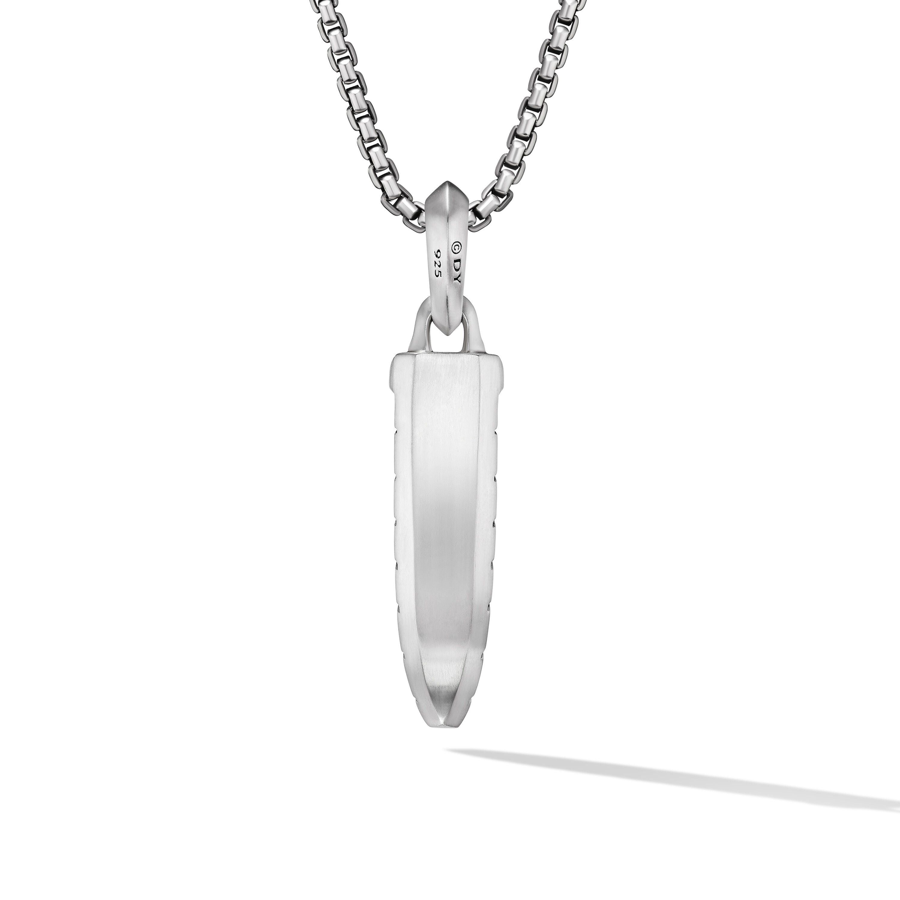 David Yurman o1w1db10526 D25745M /Size 9/Empire Amulet in Silver Size ONE SIZE - 2 Thumbnail