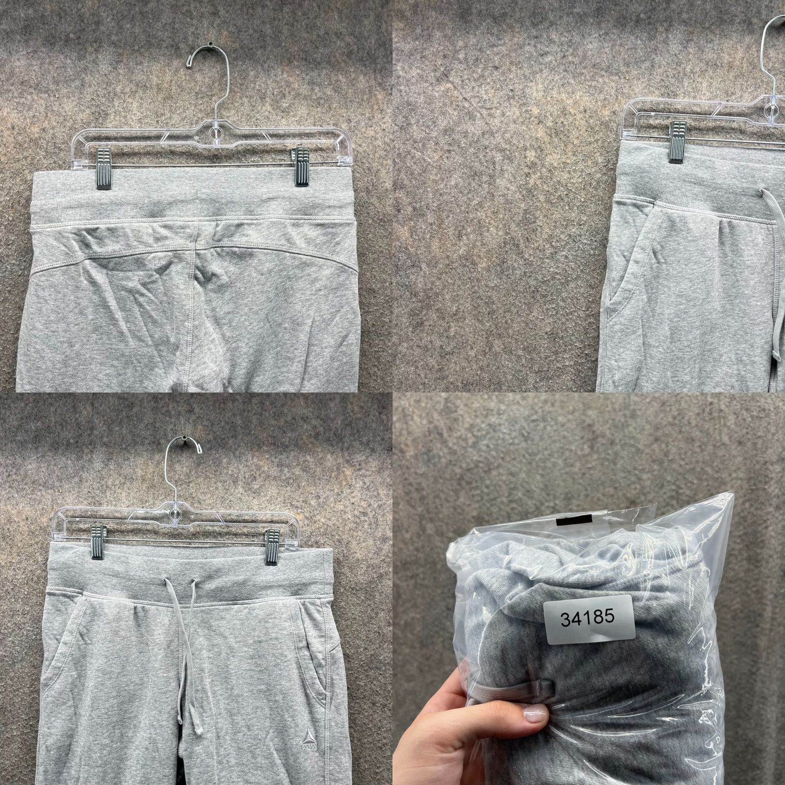 Reebok Reebok Pants Womens Small Gray Athletic Sweatpants Tapered Jogger Drawstring Inseam 25 in Size S Size 24" / US 00 / IT 34 - 8 Thumbnail
