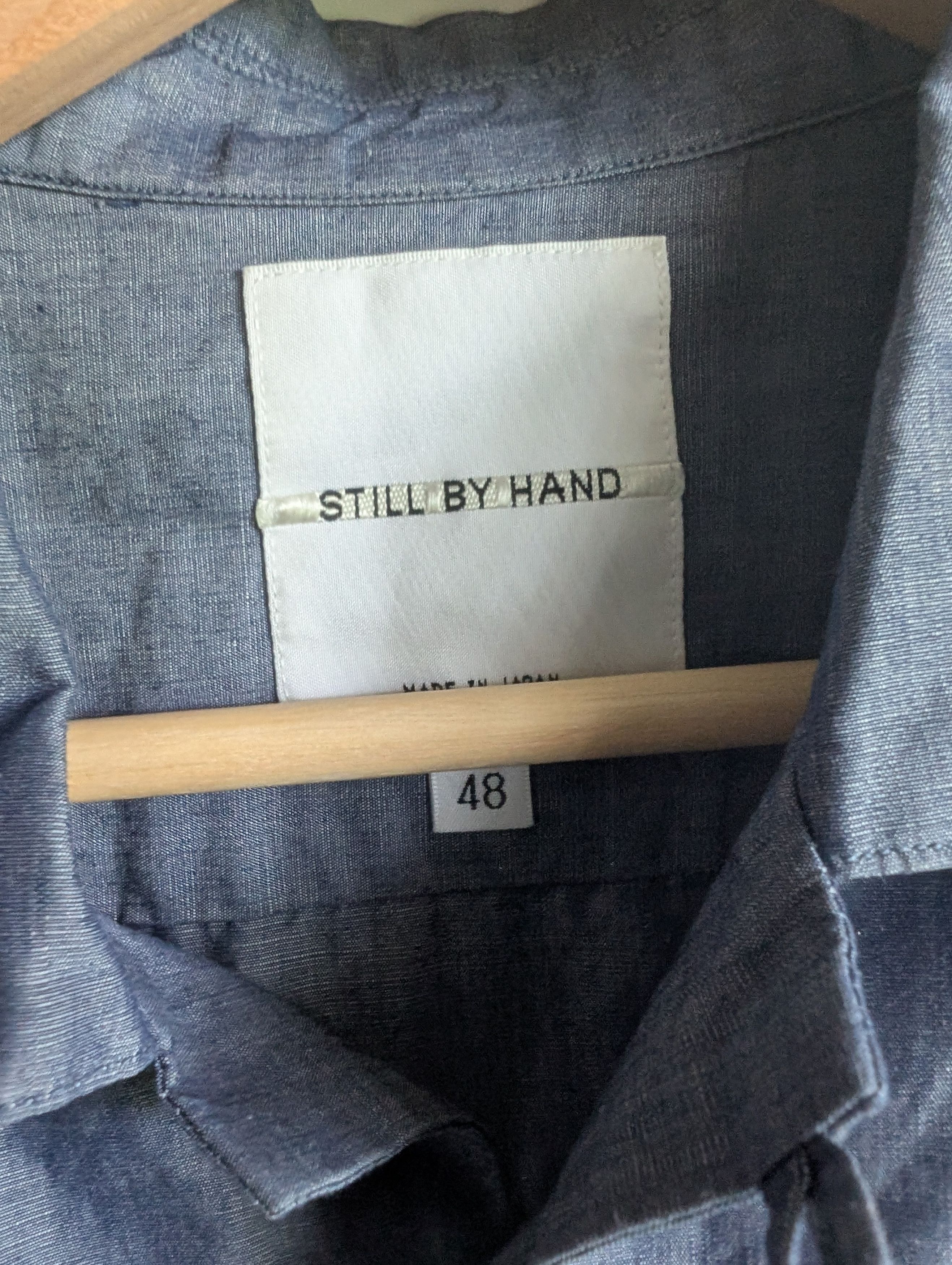 STILL BY HAND Linen cotton chambray shirt Size US M / EU 48-50 / 2 - 3 Thumbnail