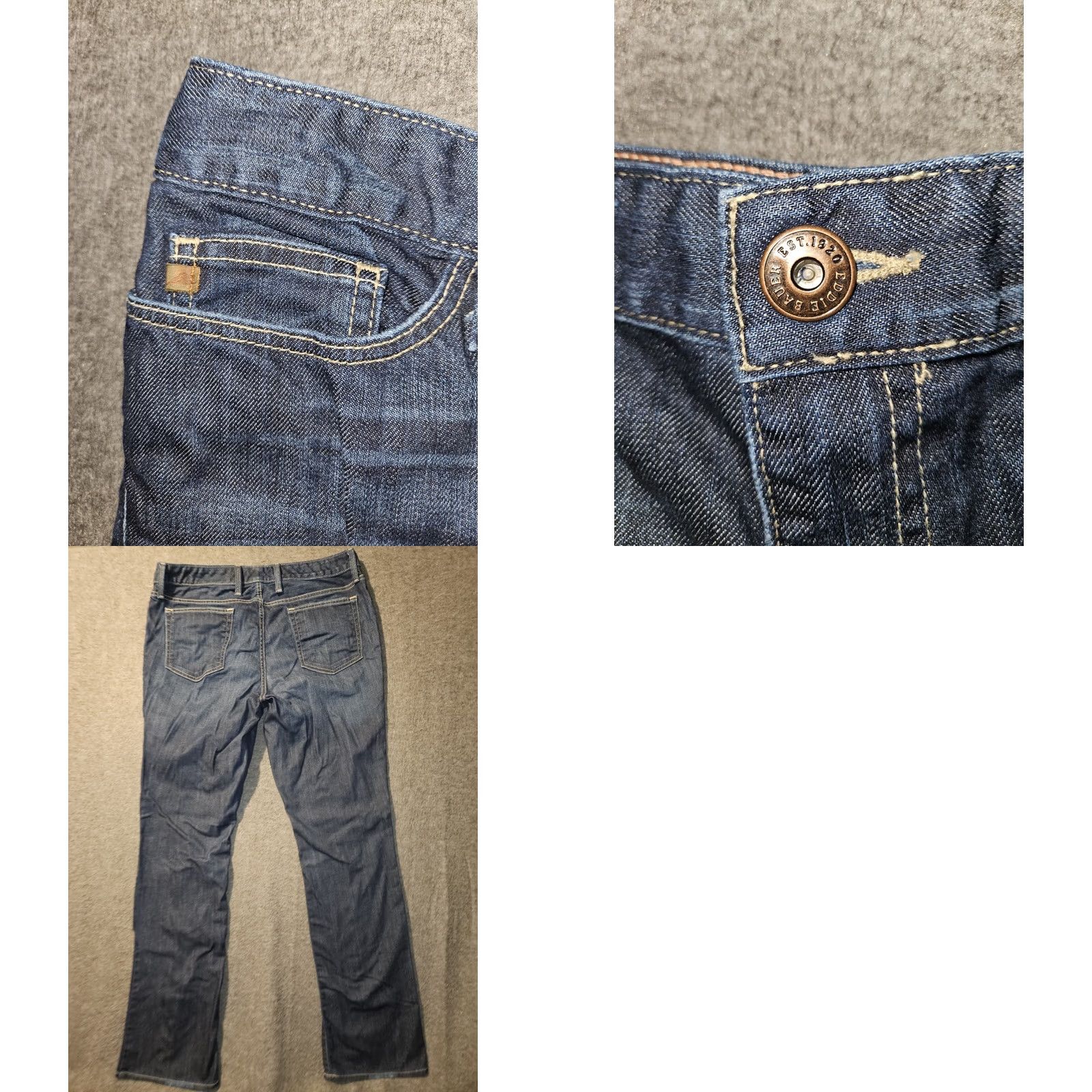 Eddie Bauer Eddie Bauer Jeans Womens 14L Blue Barely Boot Women Mid Rise Classic Fit Casual Size 36" / US 14 / IT 50 - 8 Thumbnail