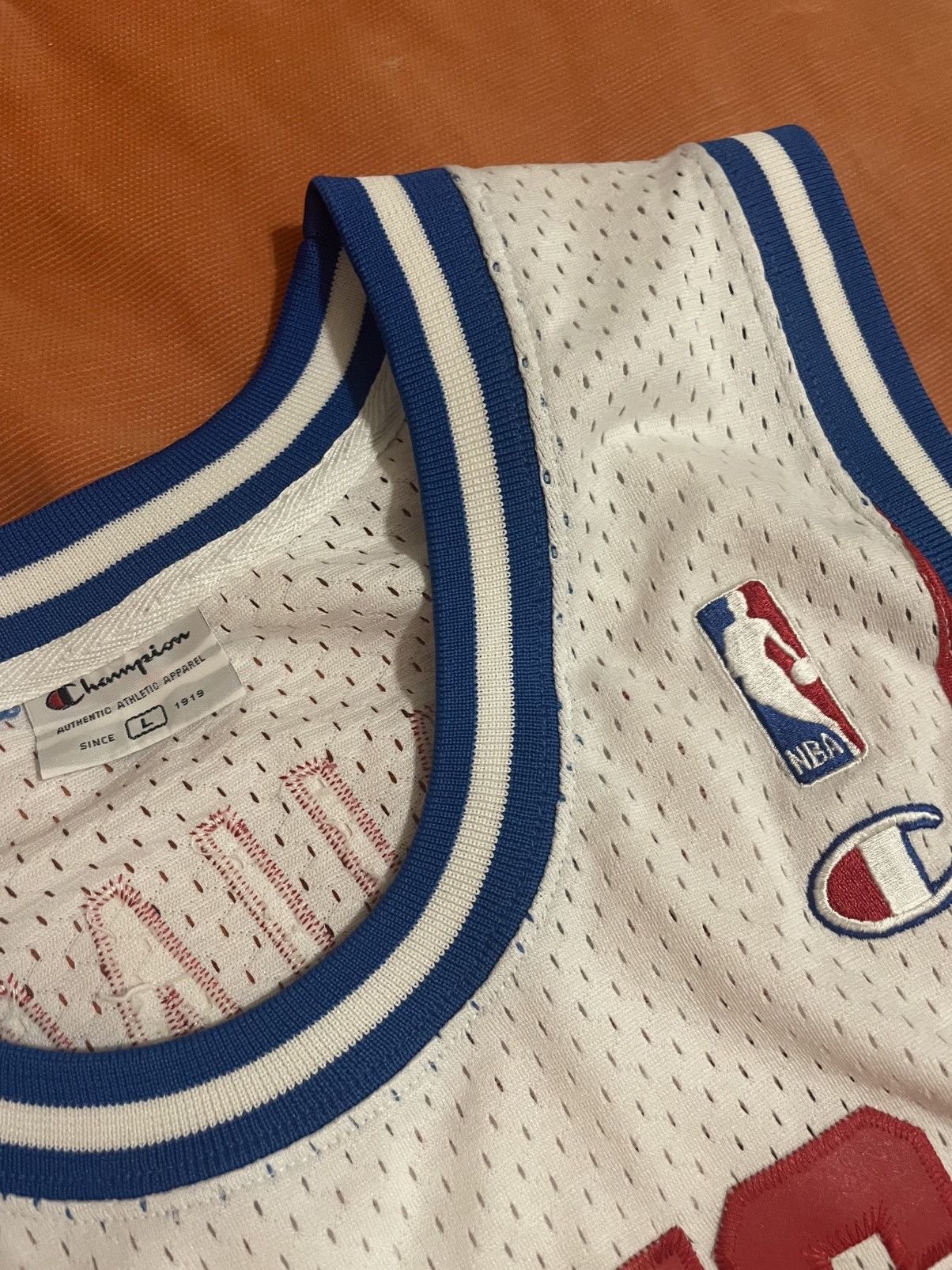 Champion NBA New Jersey Nets Julius Erving jersey Champion retro Size US L / EU 52-54 / 3 - 2 Thumbnail
