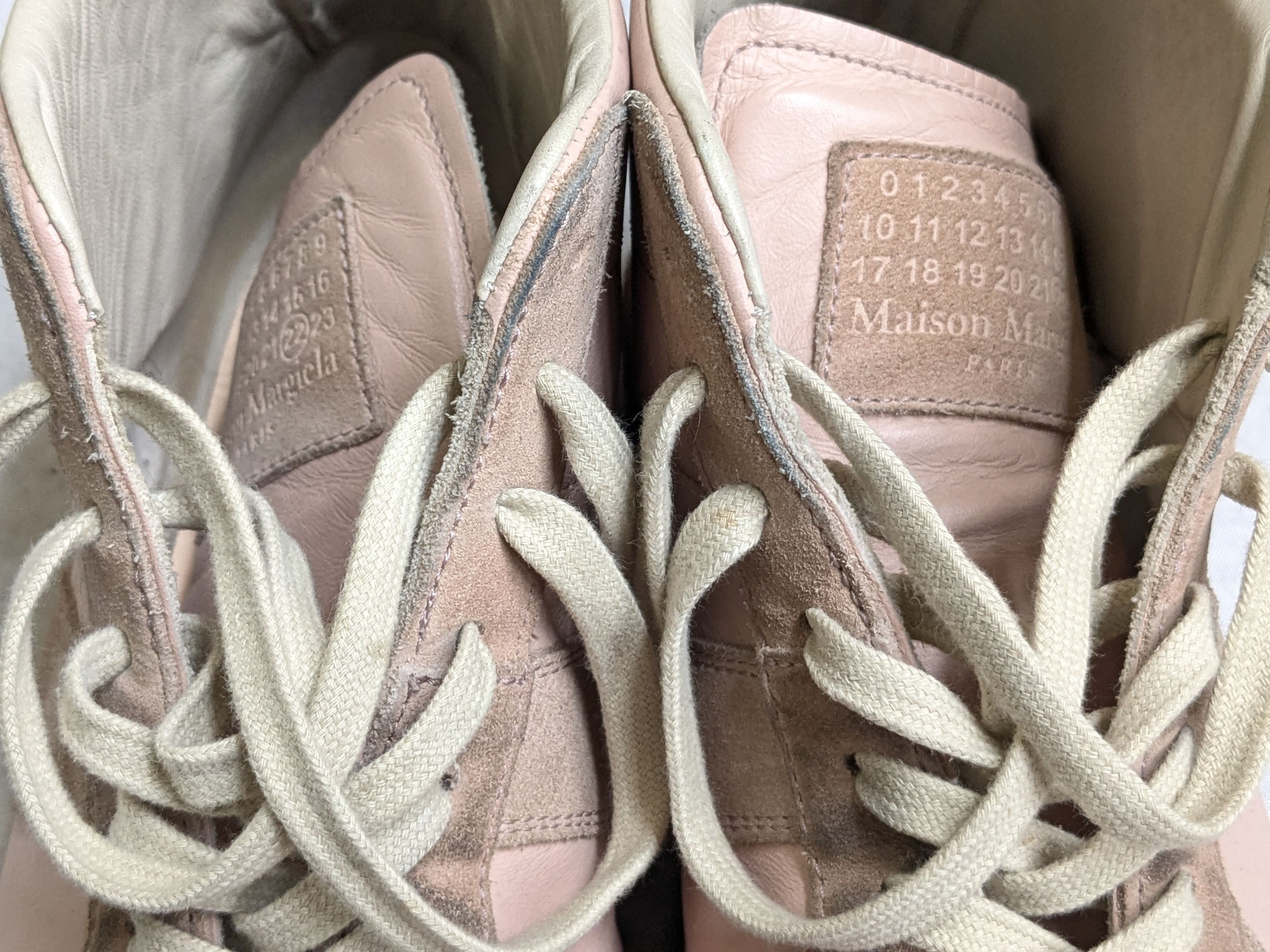 Maison Margiela Maison Margiela GAT Replica Pink High Tops 10 43 Gum Size US 10 / EU 43 - 7 Thumbnail