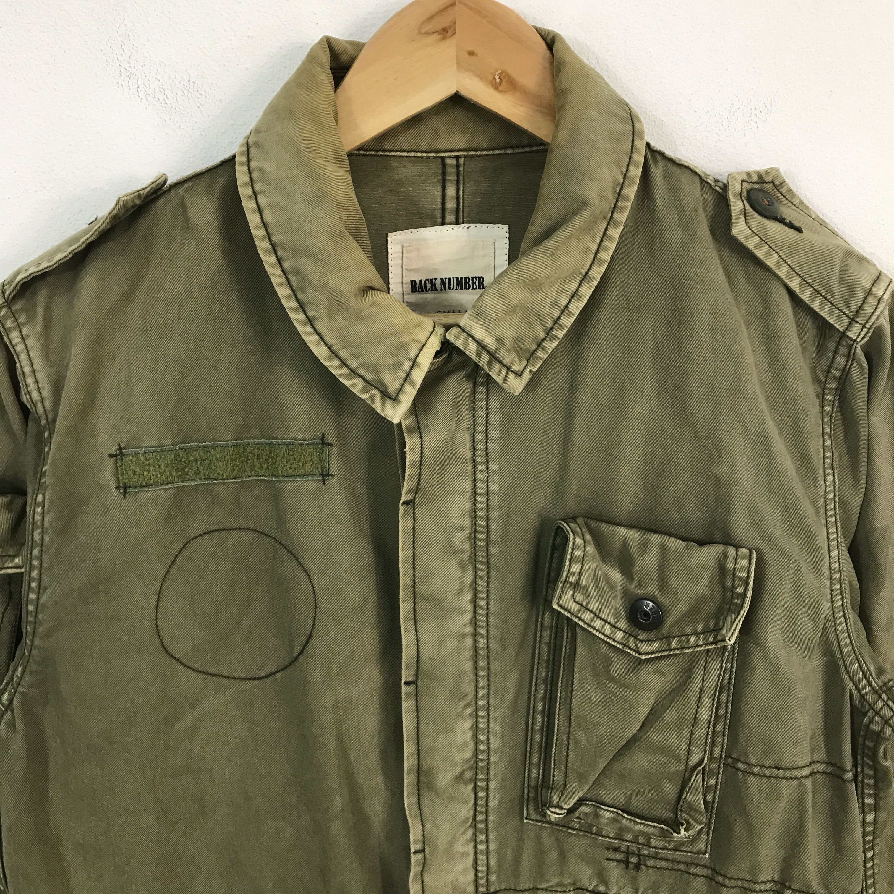 Japanese Brand Japan back number Military style multi pocket jacket Size US S / EU 44-46 / 1 - 3 Thumbnail