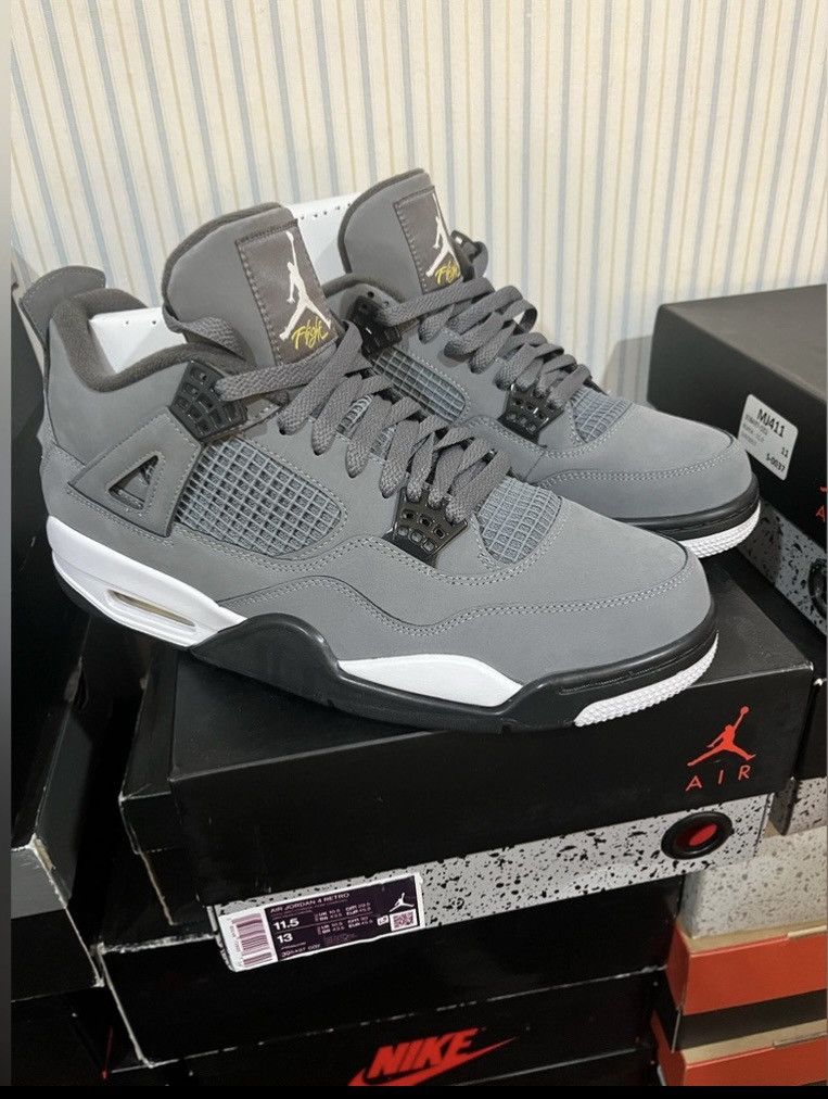 Jordan Brand Air Jordan 4 Retro Cool Grey 2019 Size 11.5 Size US 11.5 / EU 44-45 - 4 Thumbnail