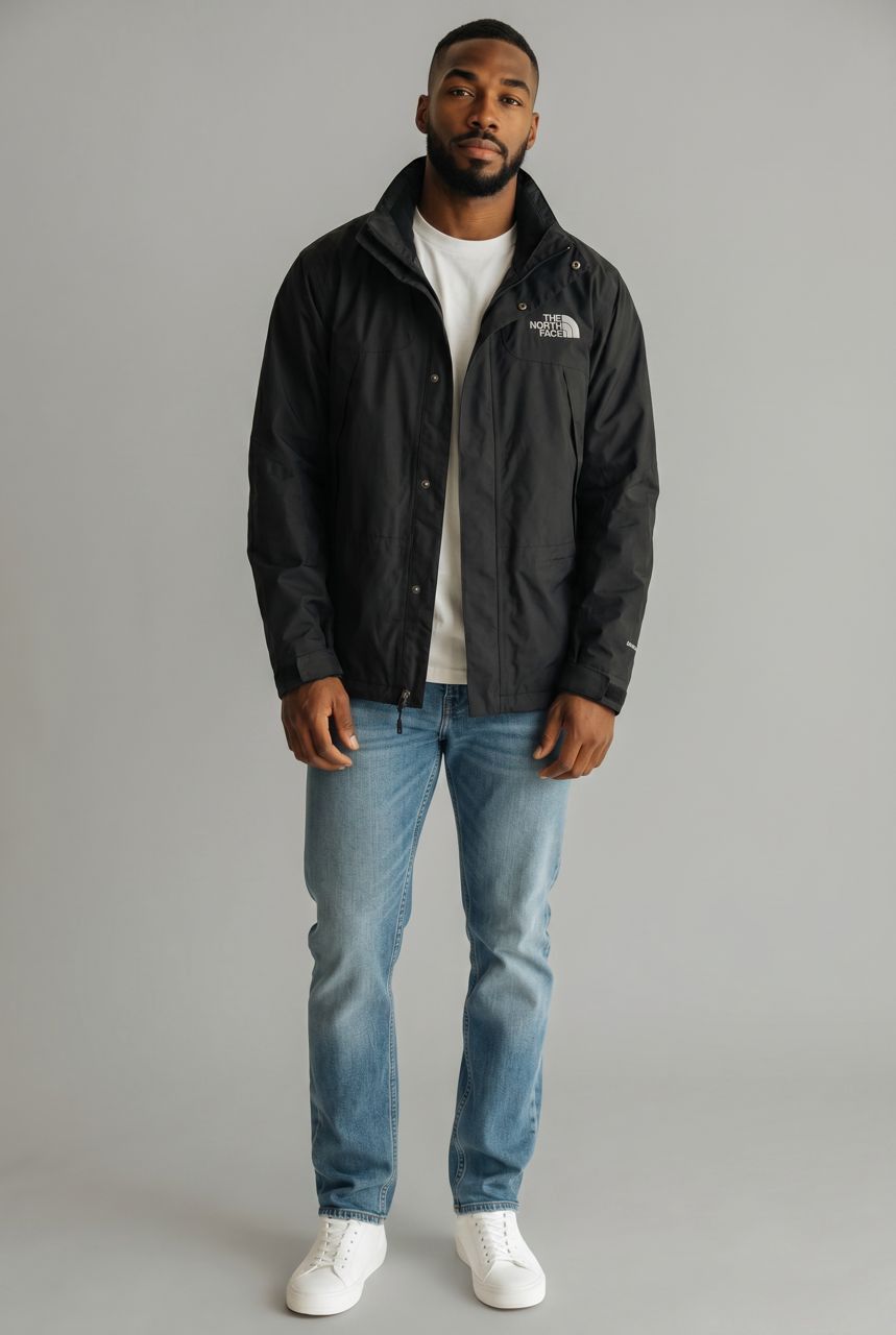 The North Face Vintage The North Face Gore-Tex Shell Jacket Black Pit Zip Size US M / EU 48-50 / 2 - 1 Thumbnail