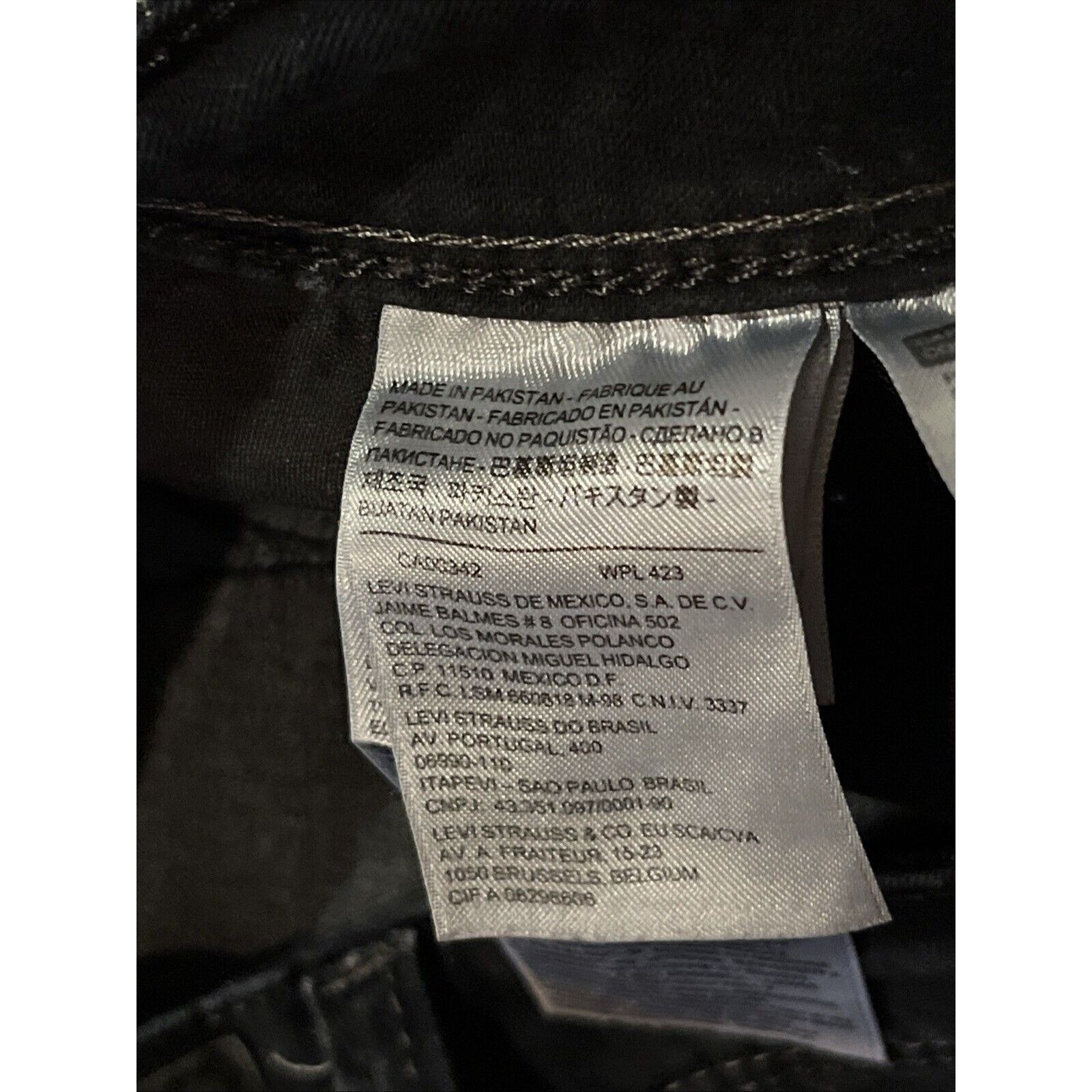 Levi's Levi’s 28x30 Black Denim Bold Curve Skinny Low Rise Jeans Size 28" / US 6 / IT 42 - 12 Thumbnail