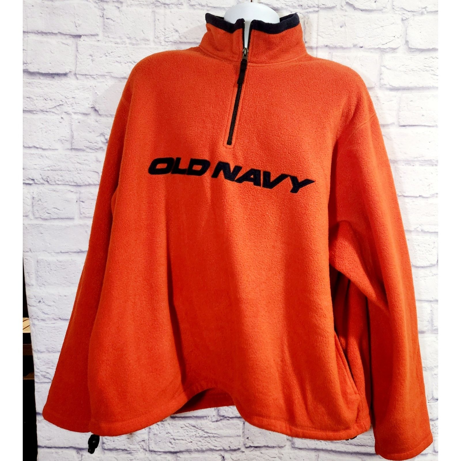 Old Navy Old Navy Red Blue 1/4 Zip Pullover Fleece Jacket XXL Soft Size US XXL / EU 58 / 5 - 1 Thumbnail