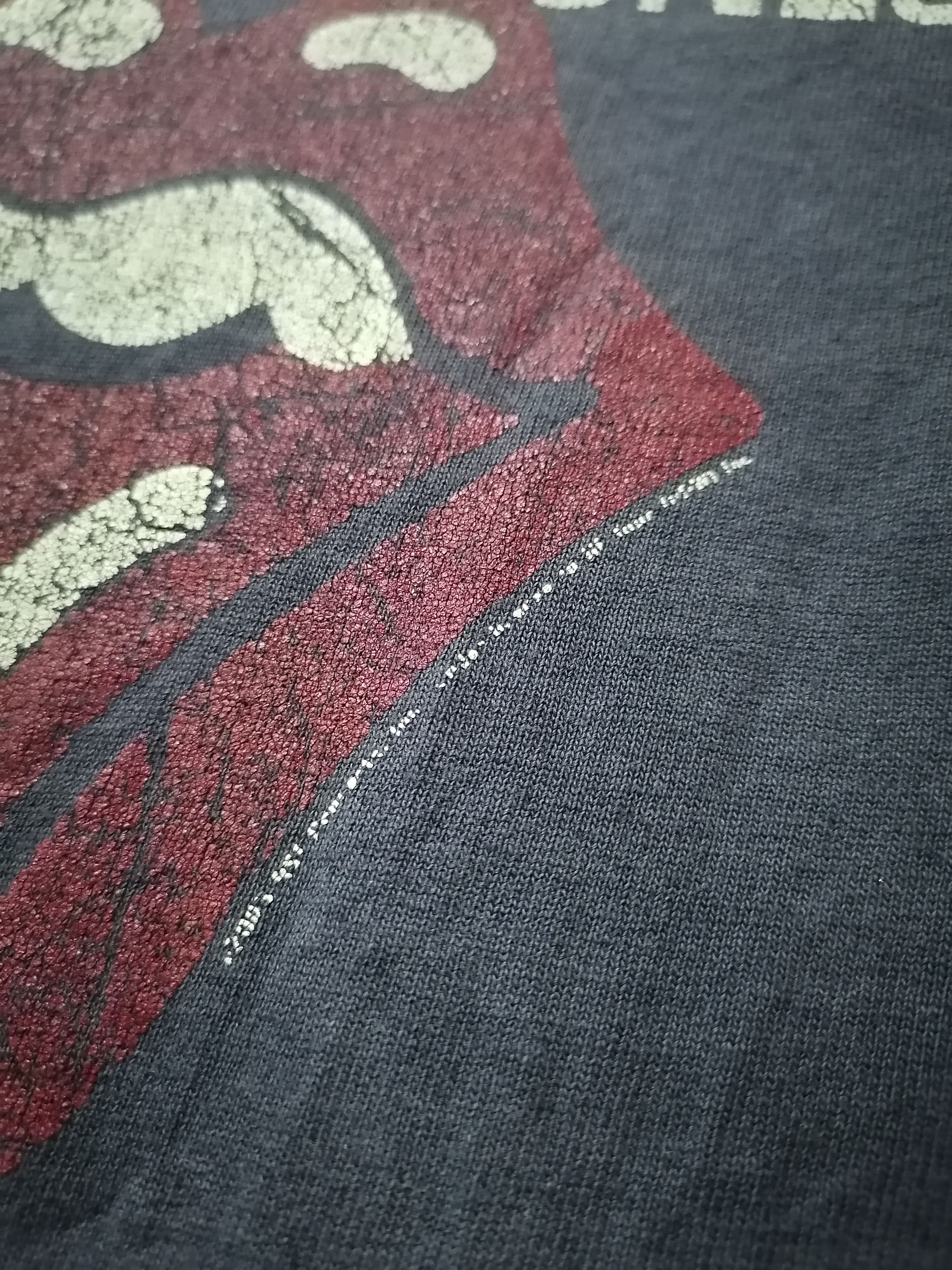 Band Tees × The Rolling Stones × Vintage Trashed Faded Vintage The Rolling Stones Us Tour Band Tees Size US L / EU 52-54 / 3 - 3 Thumbnail