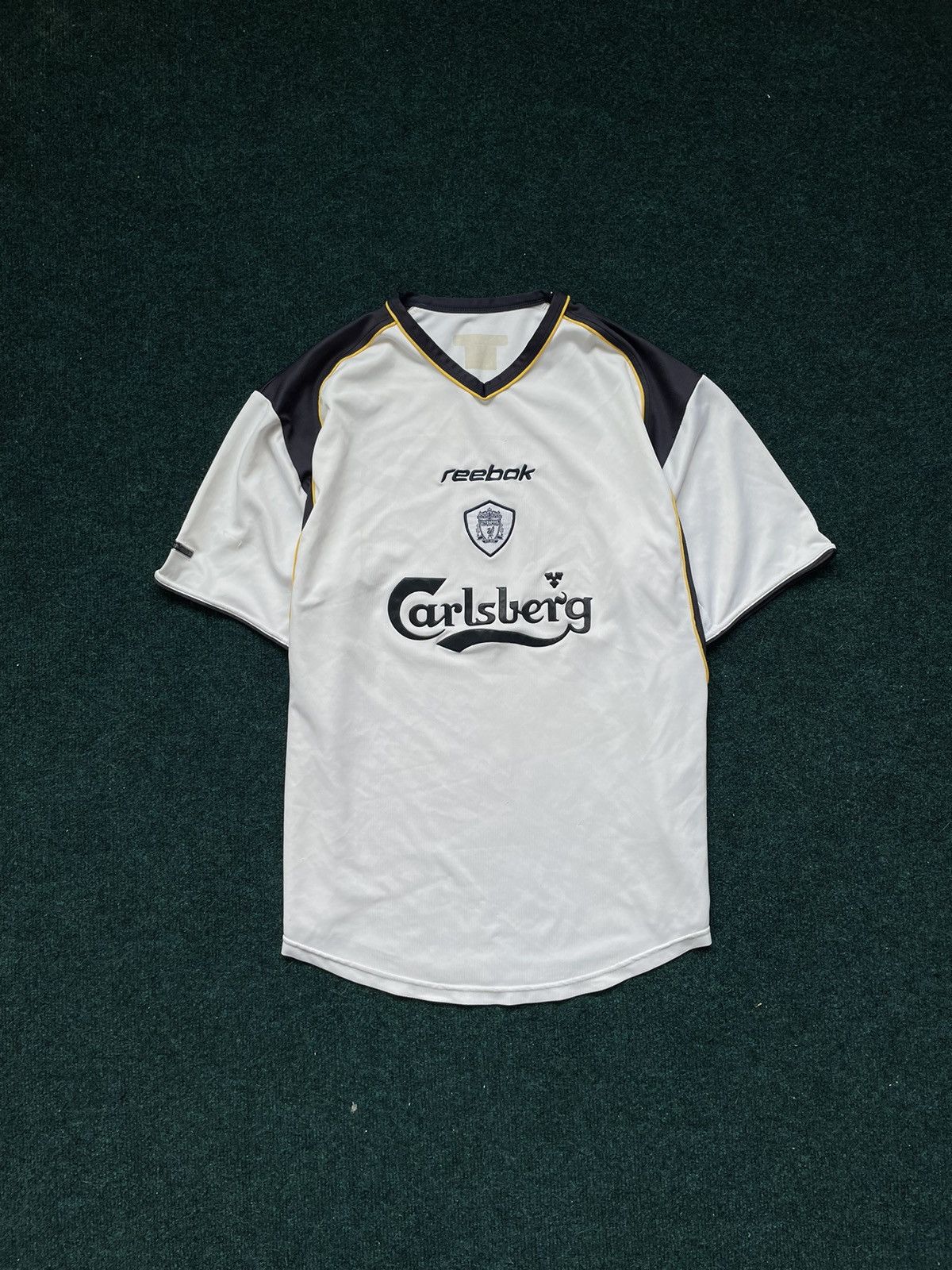 2001-2002 Reebok Liverpool Away SOCCER SHIRT FOOTBALL JERSEY