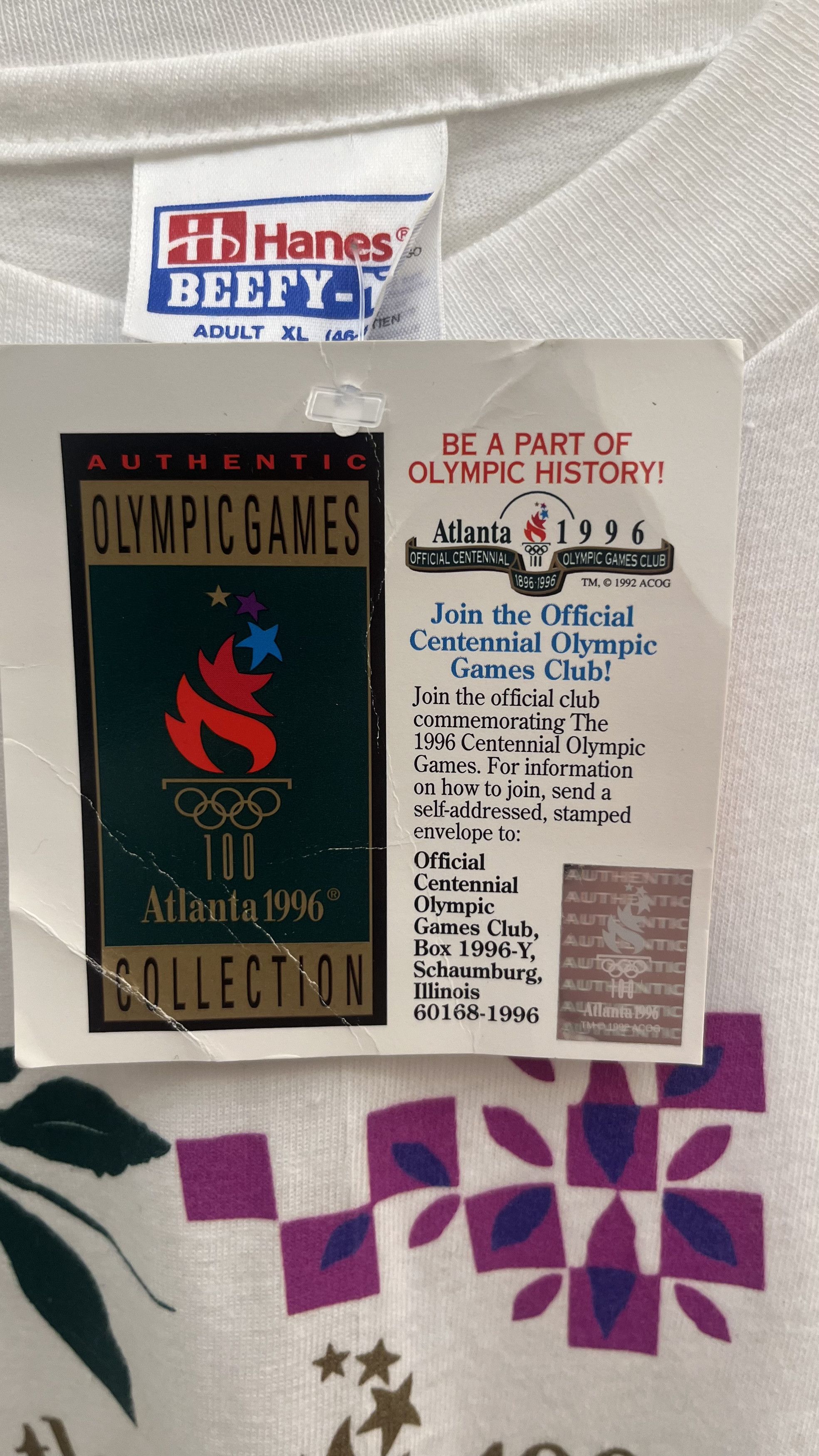 Other Atlanta 1996 Olympics T-shirt Size US XL / EU 56 / 4 - 3 Thumbnail