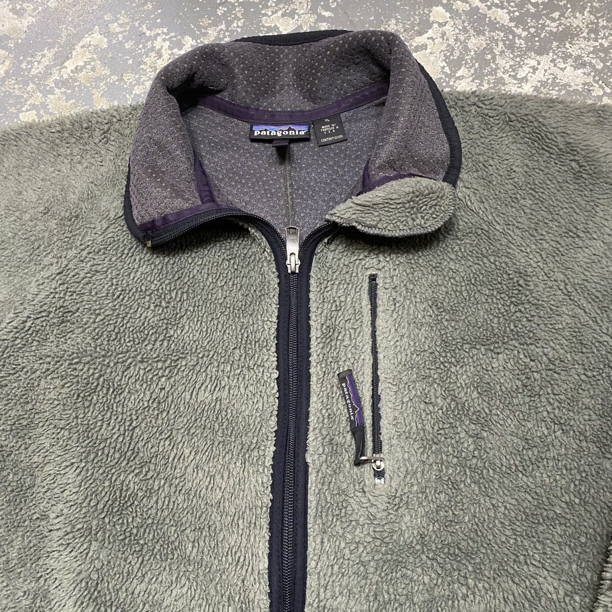 Patagonia × Vintage Vintage Patagonia Deep Pile Retro X Zip Up Fleece Sweater Size US XL / EU 56 / 4 - 11 Thumbnail