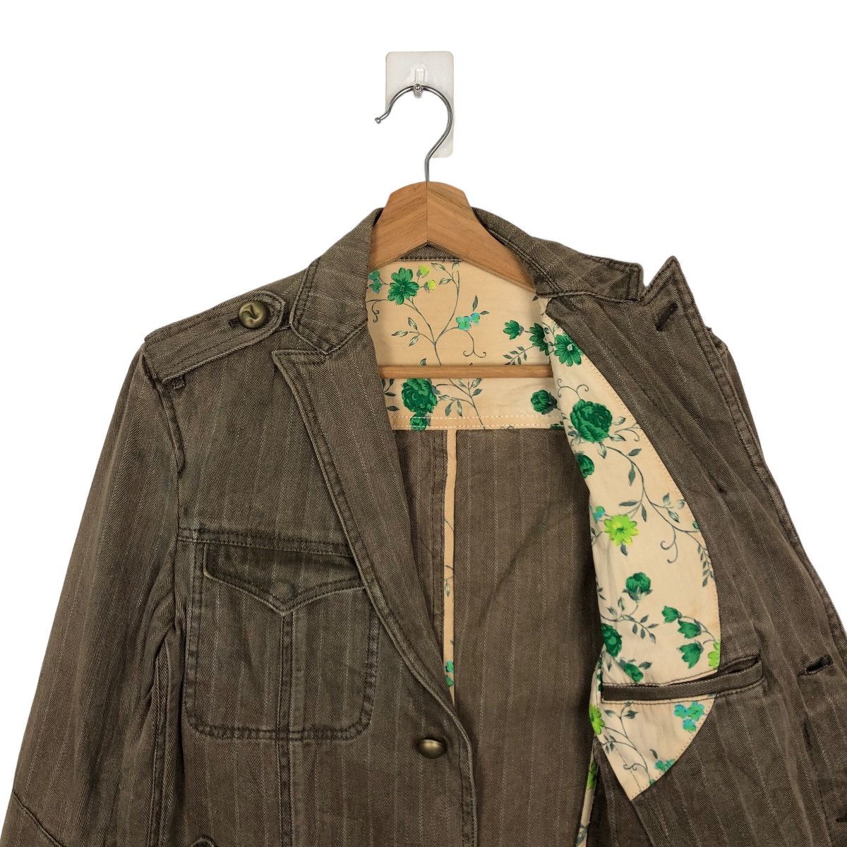Boycott HERRINGBONE PARACHUTE BIKER JACKET BOYCOTT JAPAN Size US M / EU 48-50 / 2 - 9 Thumbnail