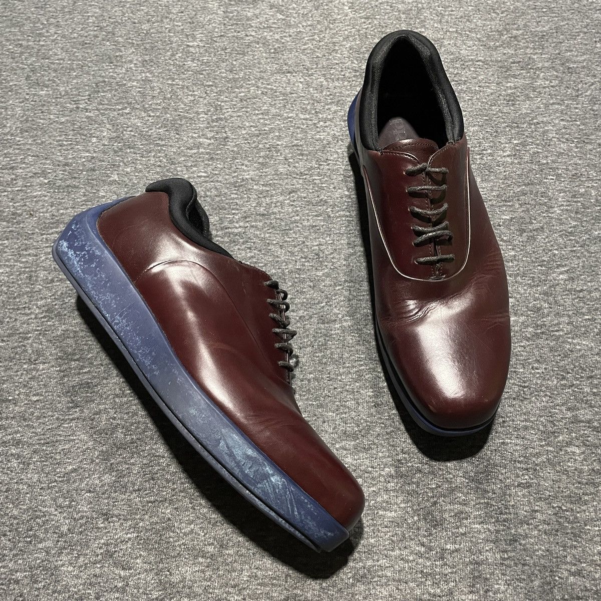 Prada prada formal shoes maroon Size US 9.5 / EU 42-43 - 1 Thumbnail