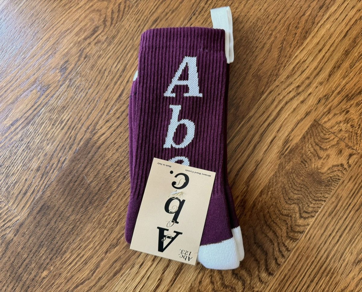 Advisory Board Crystals × Vans ITALY MADE ABC Socks Burgundy Purple ABC. 123 Maroon Red Size ONE SIZE - 1 Thumbnail