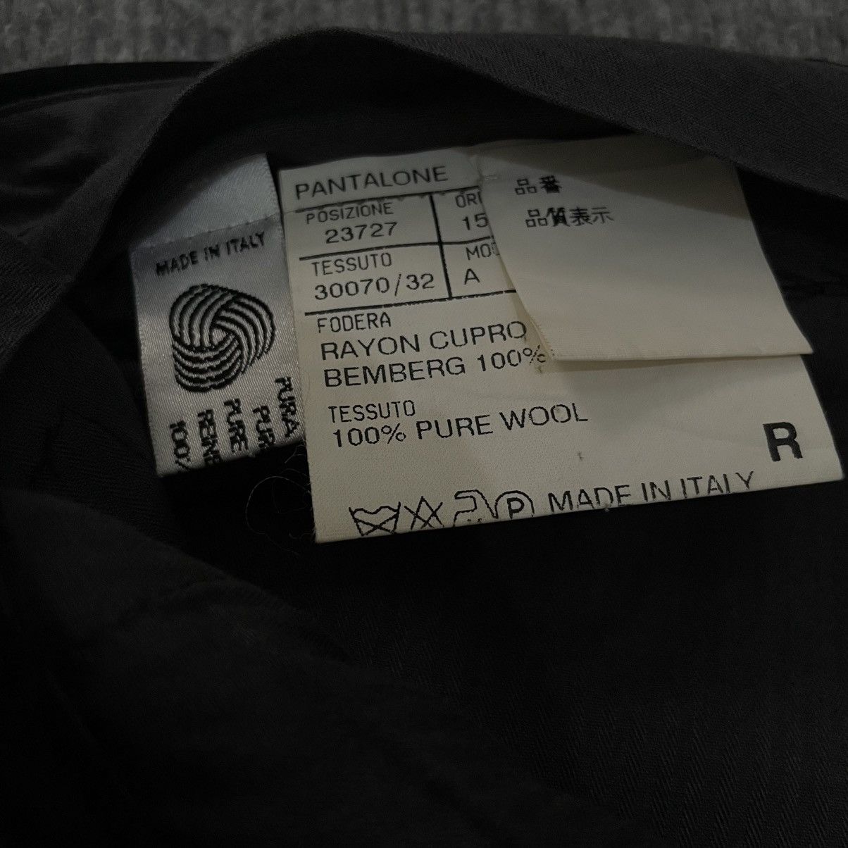 Japanese Brand Canali Black Wool Pleated Trouser Balenciaga Julius Style Size US 33 - 6 Thumbnail