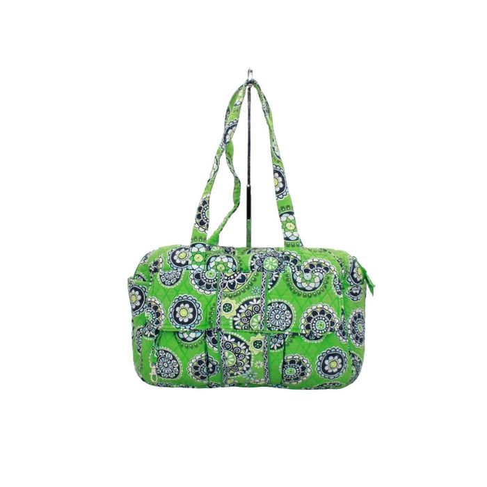 Vera Bradley Vera Bradley Quilted Long Double Handles Duffel Travel Bag