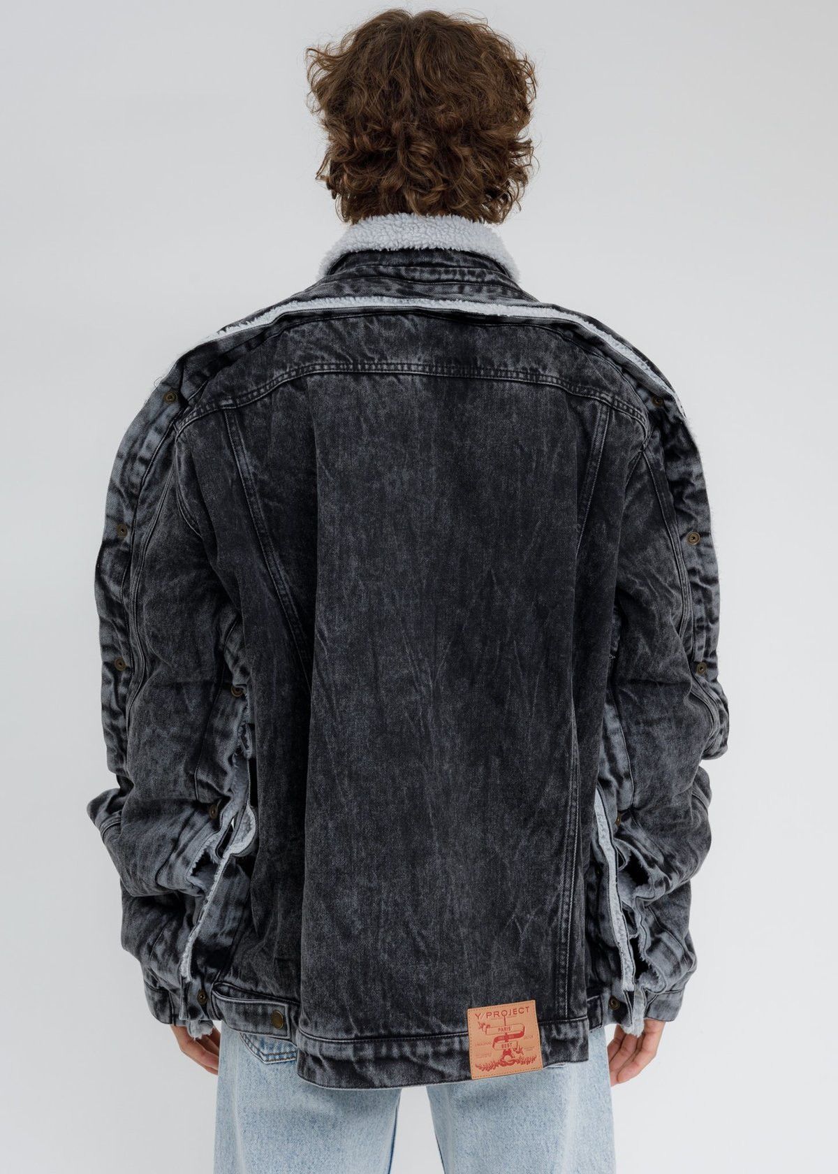 Y/Project Y/Project Black Snap Denim Jacket Size US L / EU 52-54 / 3 - 5 Thumbnail
