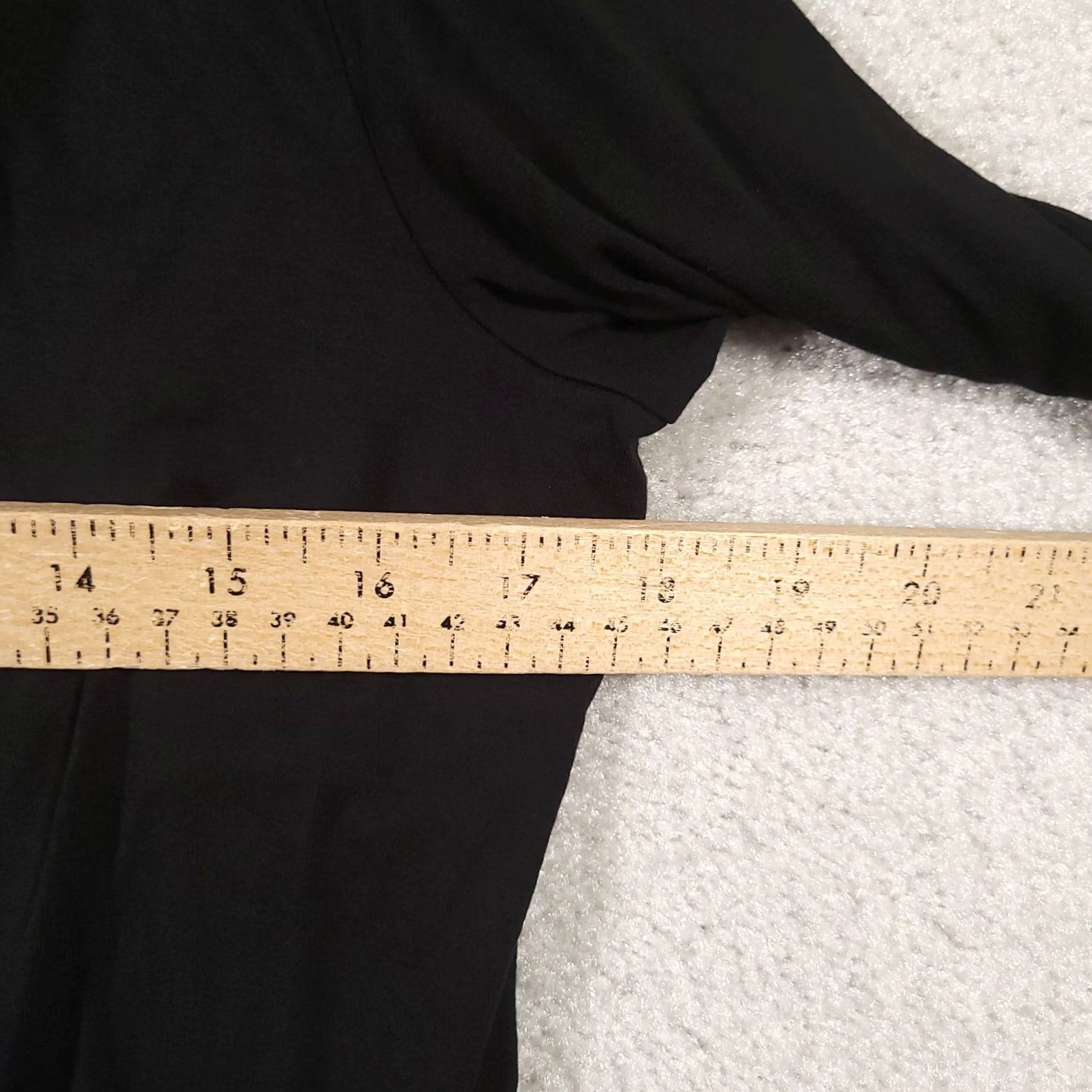 J. Jill VINTAGE J Jill Cardigan Shirt Womens XS Black 3/4 Sleeve Open Front Wearever Collection Stretchy Knit Casual Travel Business Size XS / US 0-2 / IT 36-38 - 4 Thumbnail