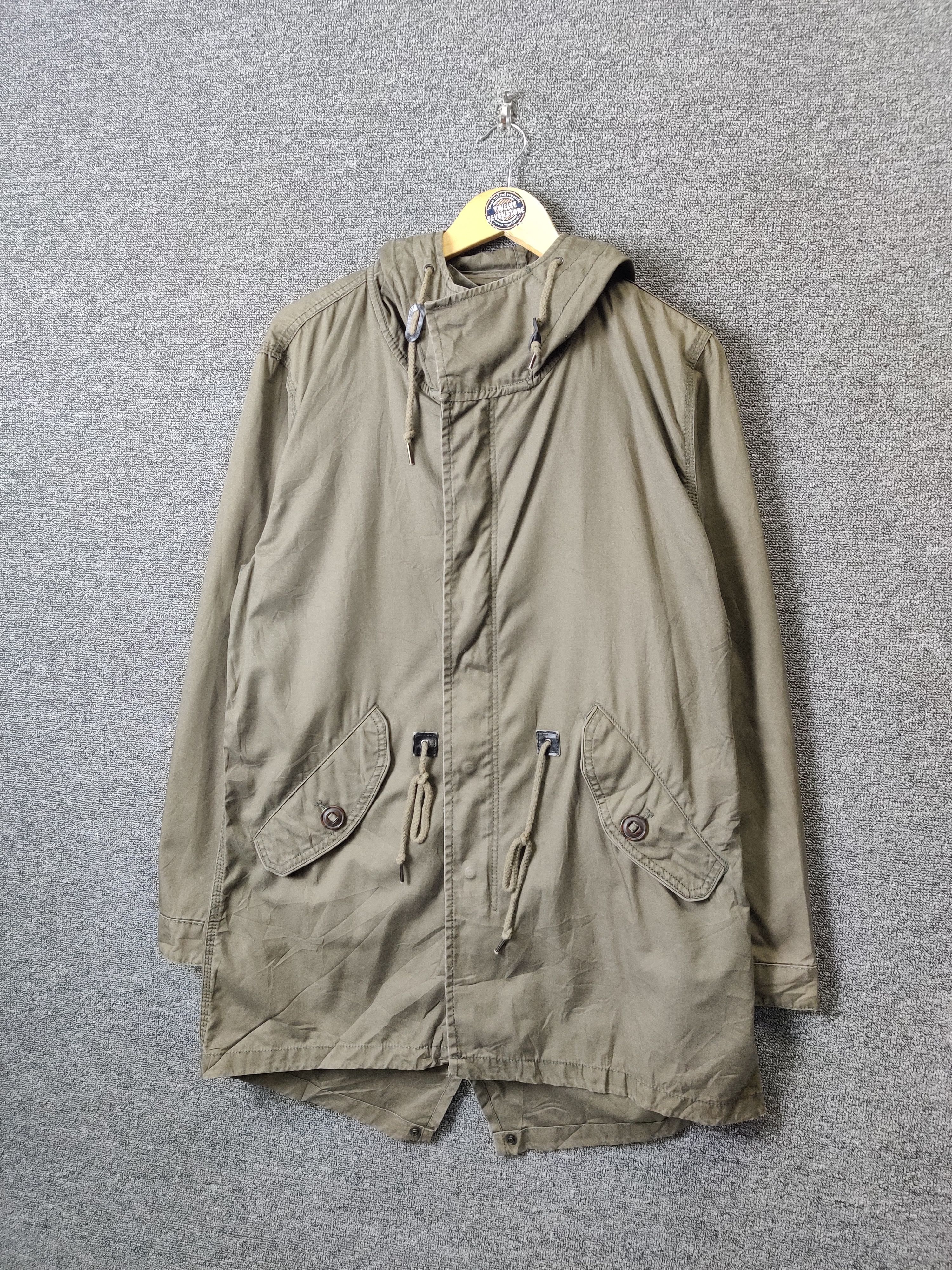 Japanese Brand Vintage Back Number Military Parka Fishtail Size US L / EU 52-54 / 3 - 2 Thumbnail