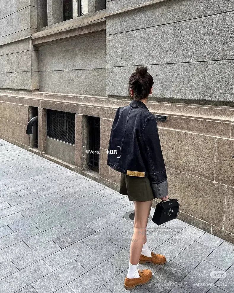 Loewe Loewe Black Back Letter Logo Denim Jacket Size XS / US 0-2 / IT 36-38 - 9 Thumbnail
