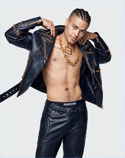 H&M × Moschino H&M x Moschino By jeremy Scott Leather Biker Pants Size US 29 - 1 Thumbnail