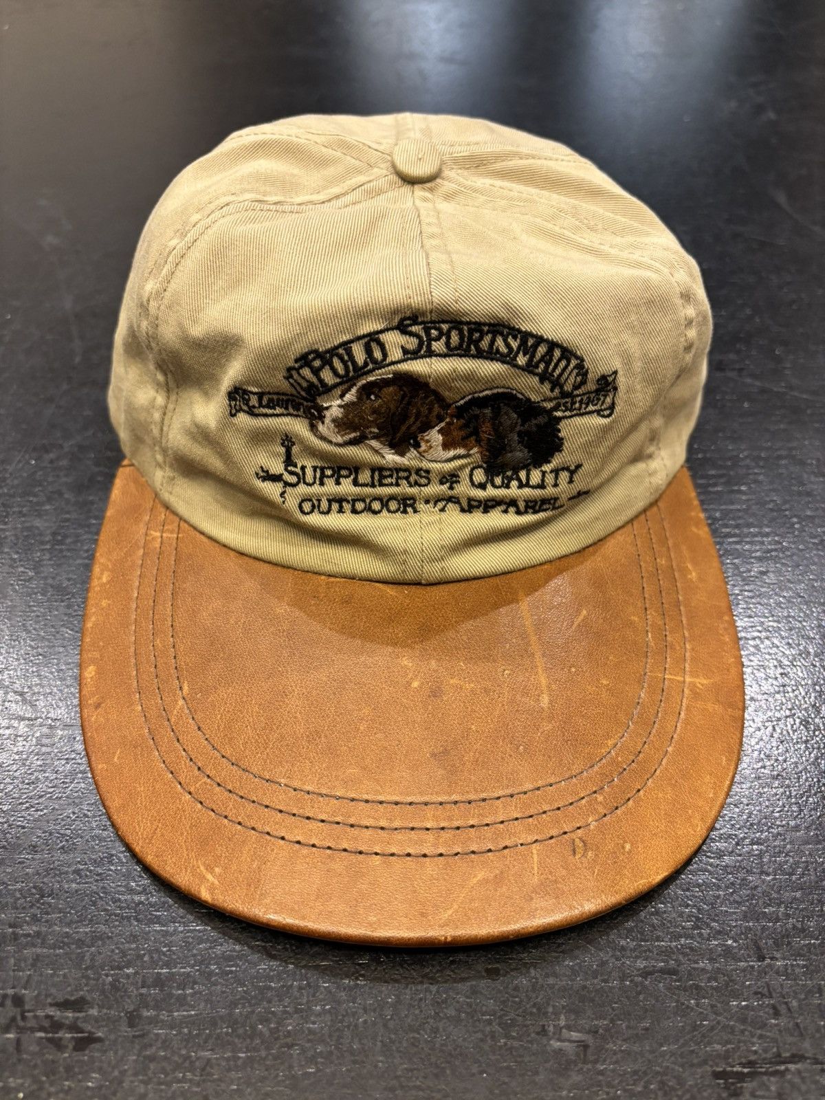 Polo Ralph Lauren Polo Ralph Lauren Sportsman Leather Brim Hat Size ONE SIZE - 1 Thumbnail