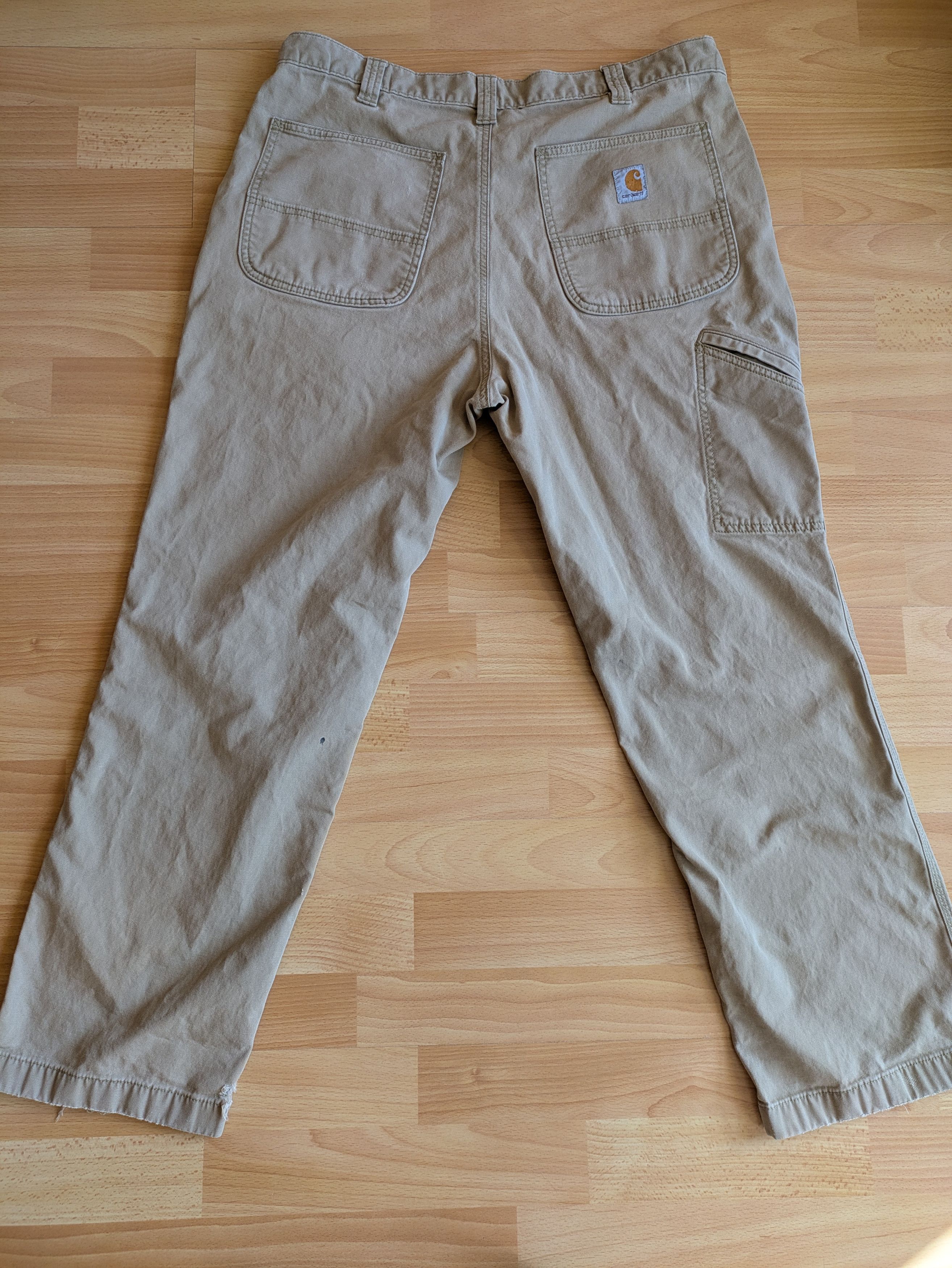 Carhartt Carhartt Beige Canvas Work Pants Vintage Utility Fit Size US 30 / EU 46 - 7 Thumbnail