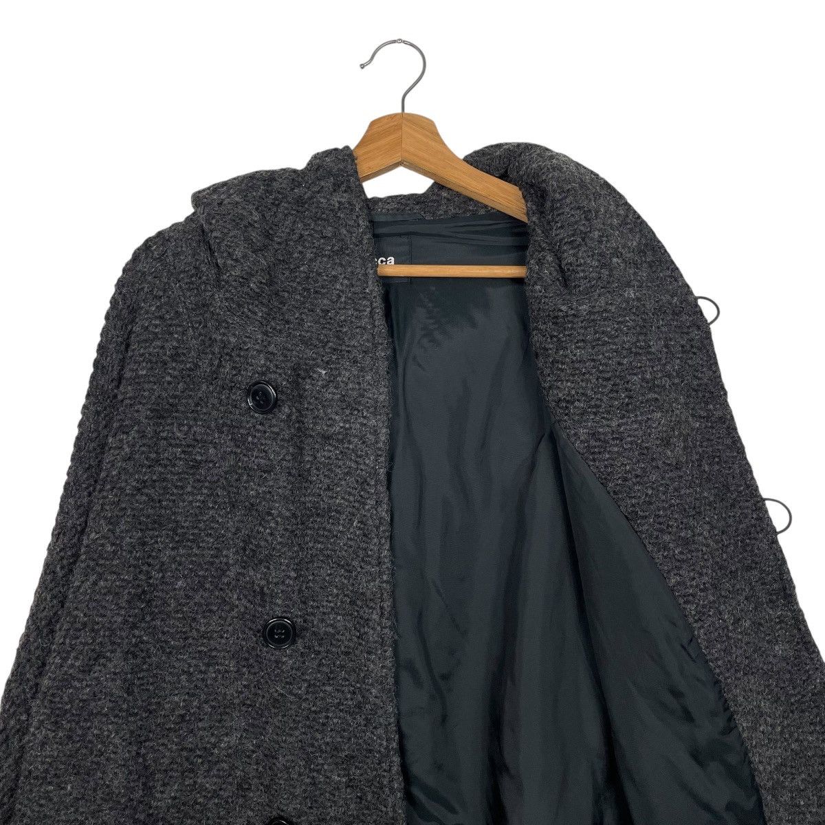 Zucca Zucca Hooded Black Jacket Size US M / EU 48-50 / 2 - 11 Thumbnail