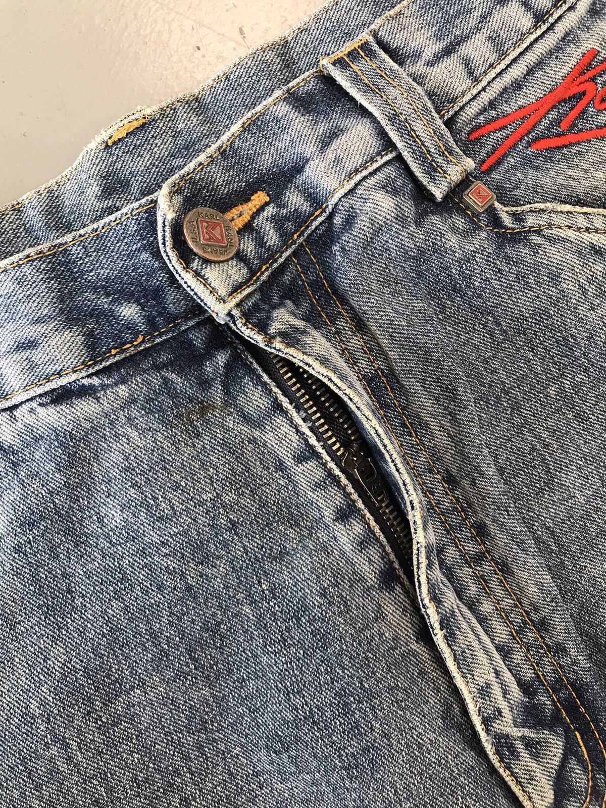 Karl Kani × Vintage Vintage Kani jeans logo embroidered denim Size US 34 / EU 50 - 6 Thumbnail