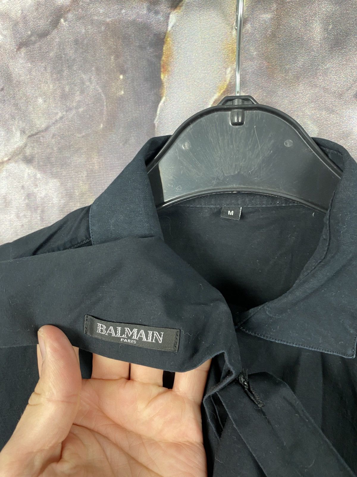 Balmain Men’s Balmain Shirt Button Up Luxury Streetwear Size Medium Size US M / EU 48-50 / 2 - 6 Thumbnail