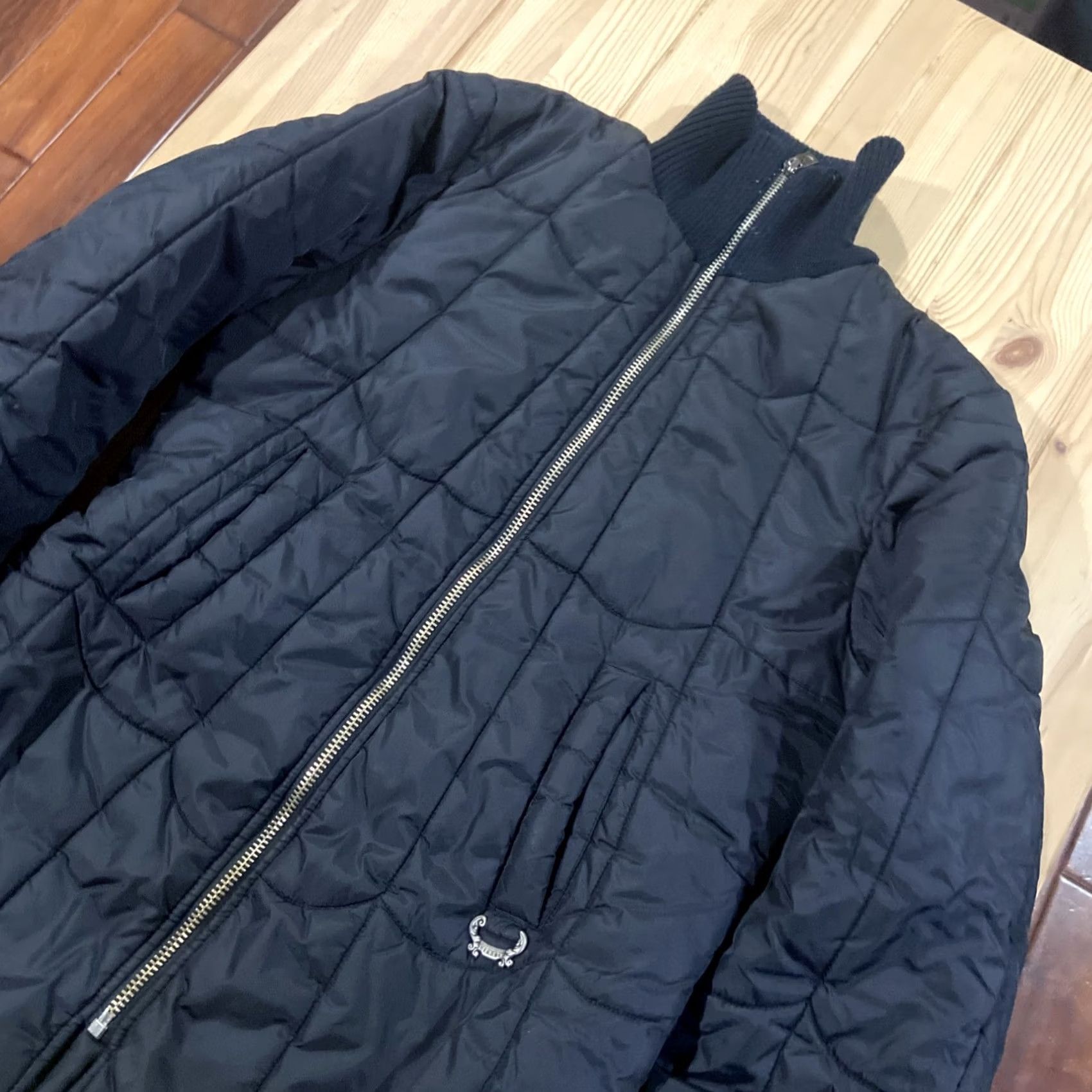 Diesel Diesel Womens Collared Puffer Jacket Size S Black Size S / US 4 / IT 40 - 2 Thumbnail
