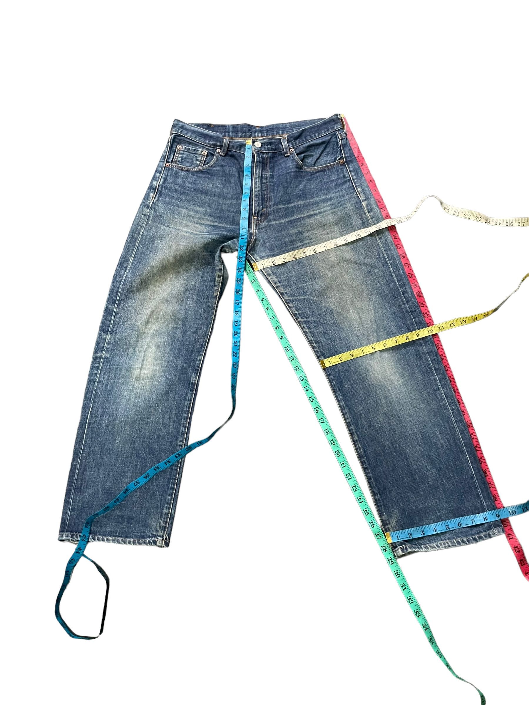 Levi's Vintage Levis 502 XX E Selvedge Distresed Denim Size US 34 / EU 50 - 7 Thumbnail