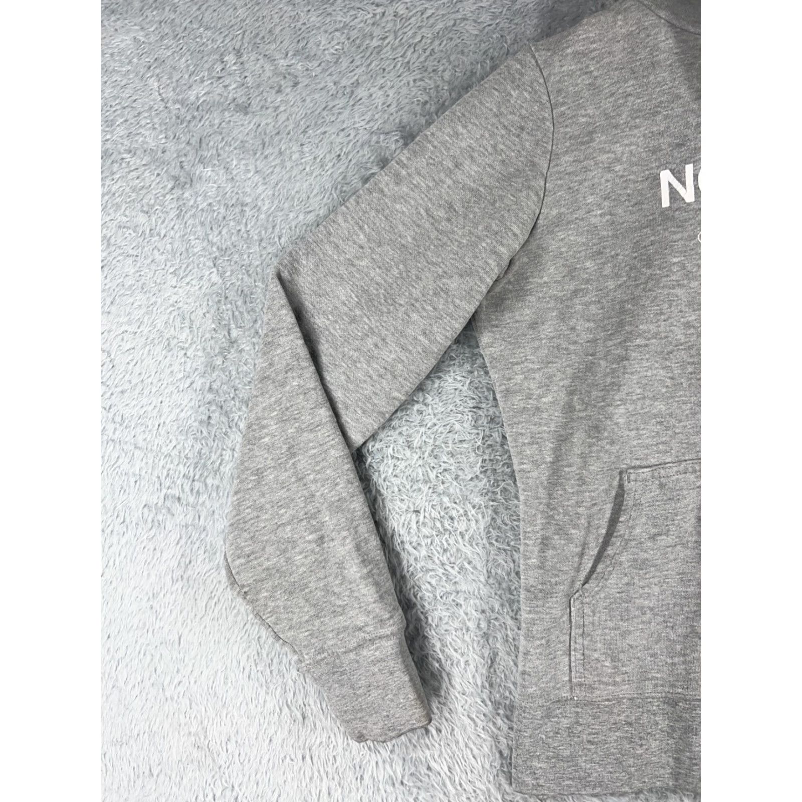 The North Face The North Face Hoodie Womens XS Gray Pullover with Pockets Cotton Logo Jacket Pocket Crew Neck Activewear 90s? Size XS / US 0-2 / IT 36-38 - 3 Thumbnail