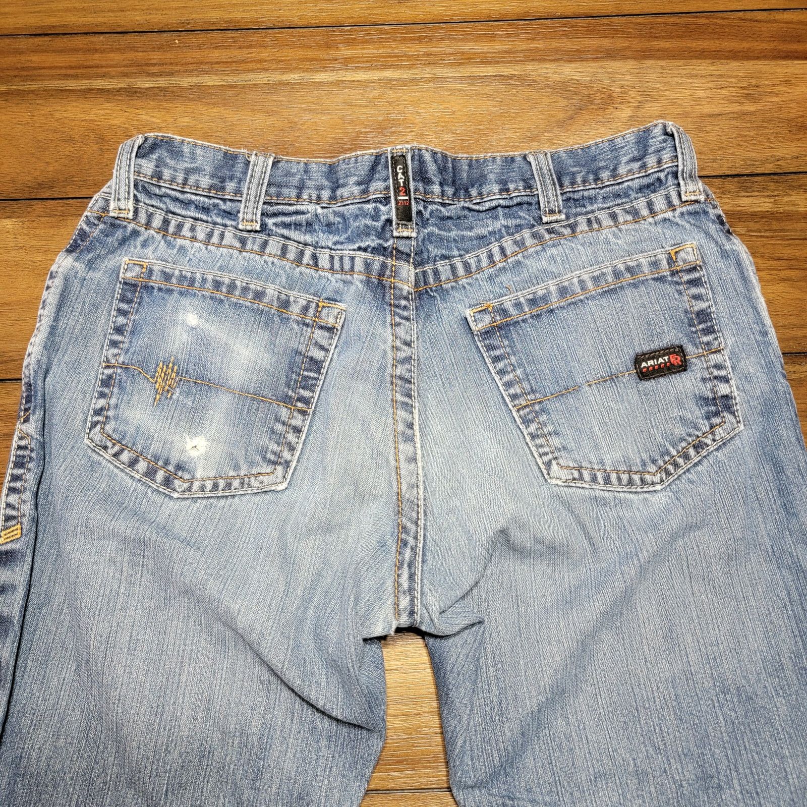 Ariat Ariat M5 Slim Straight Work Pant Denim Jeans - Size 34/28 Size US 34 / EU 50 - 4 Thumbnail