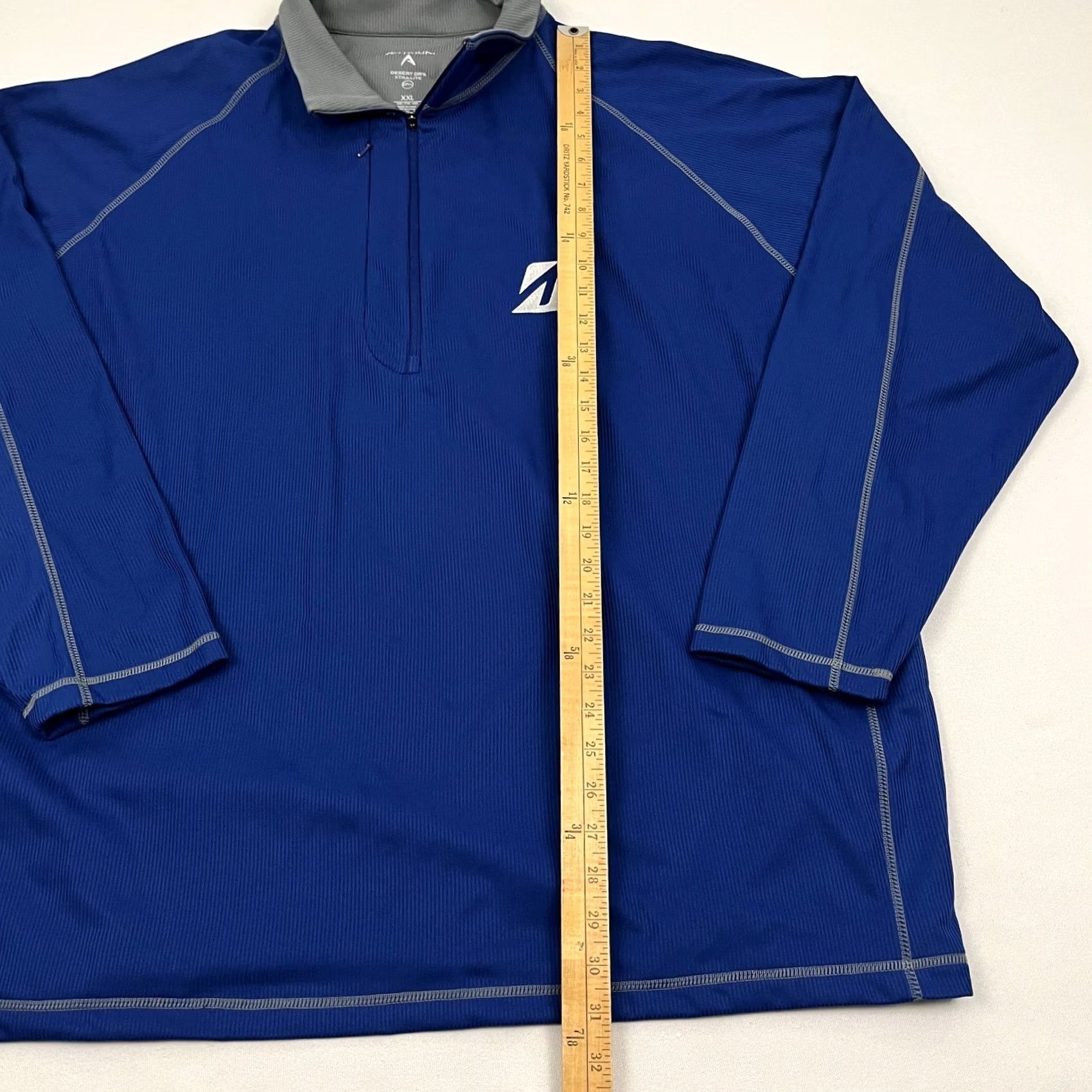 Vintage VINTAGE? Bridgestone Golf Pullover Mens 2XL XXL Blue Antigua Desert Dry Xtra Lite 1/4 Zip Size US XXL / EU 58 / 5 - 5 Thumbnail