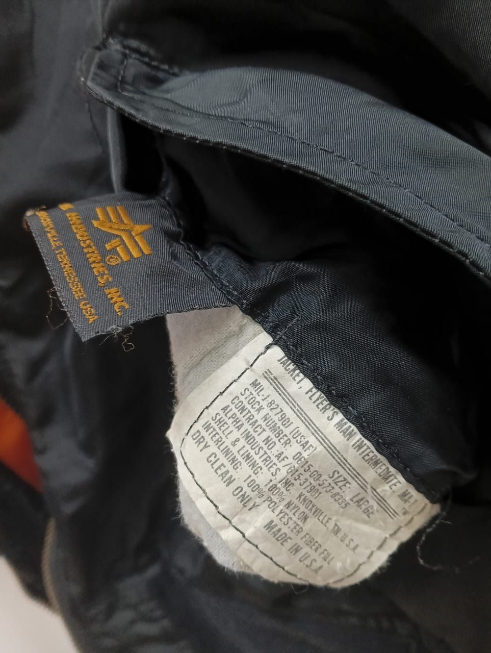 Alpha Industries 📌🔥Vintage Bombers Jacket ALPHA INDUSTRIES INC large size Size US L / EU 52-54 / 3 - 2 Thumbnail