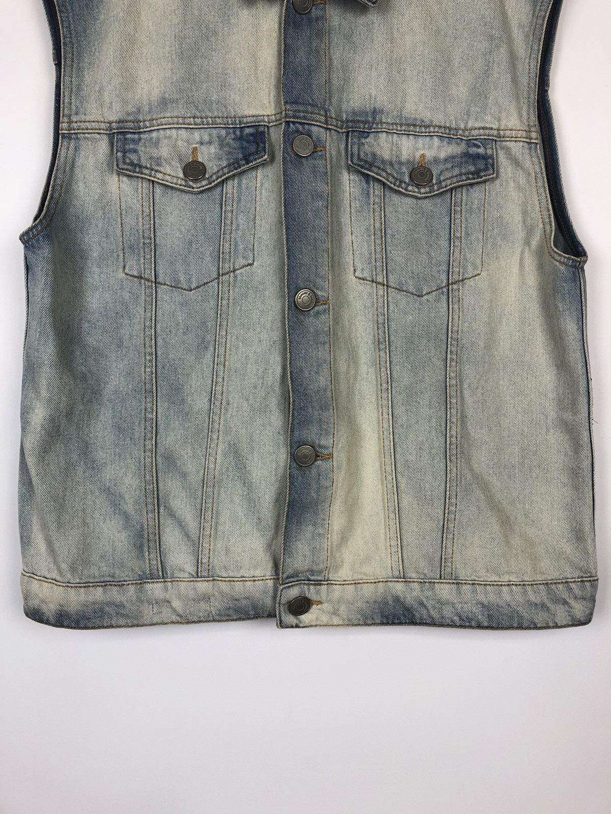 Samsoe Samsoe Samsoe Samsoe Denim Vest Jacket Blue size L Size US L / EU 52-54 / 3 - 3 Thumbnail