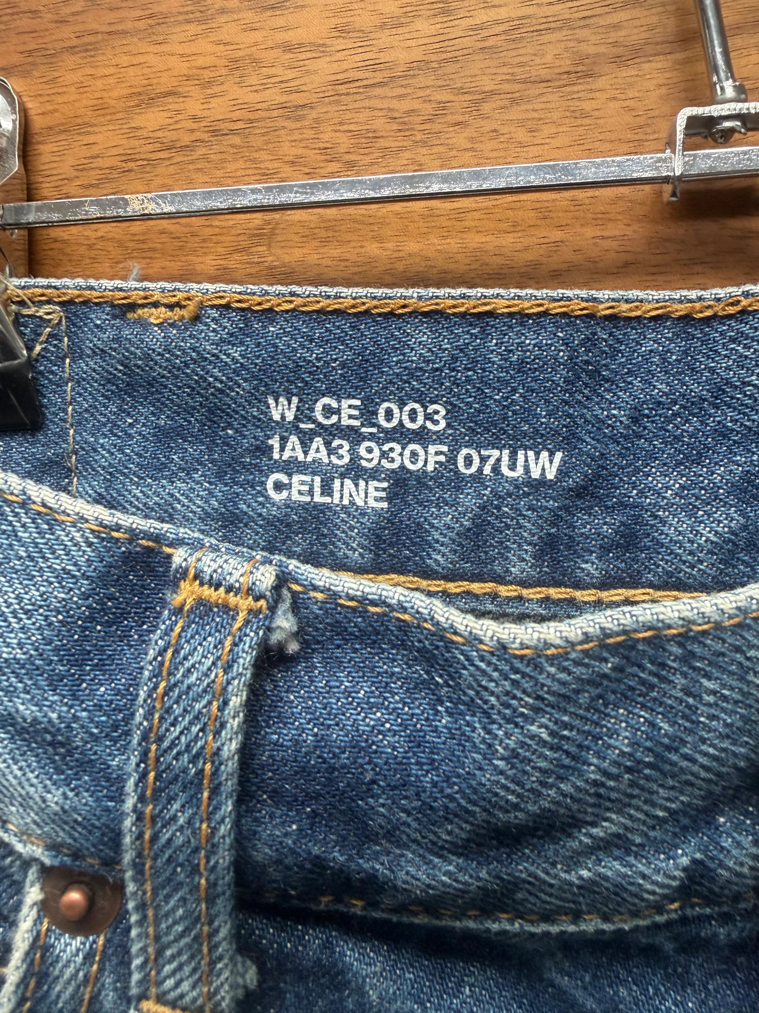 Celine Celine ‘1AA3’ Washed Blue Skinny Jeans Size US 28 / EU 44 - 2 Thumbnail