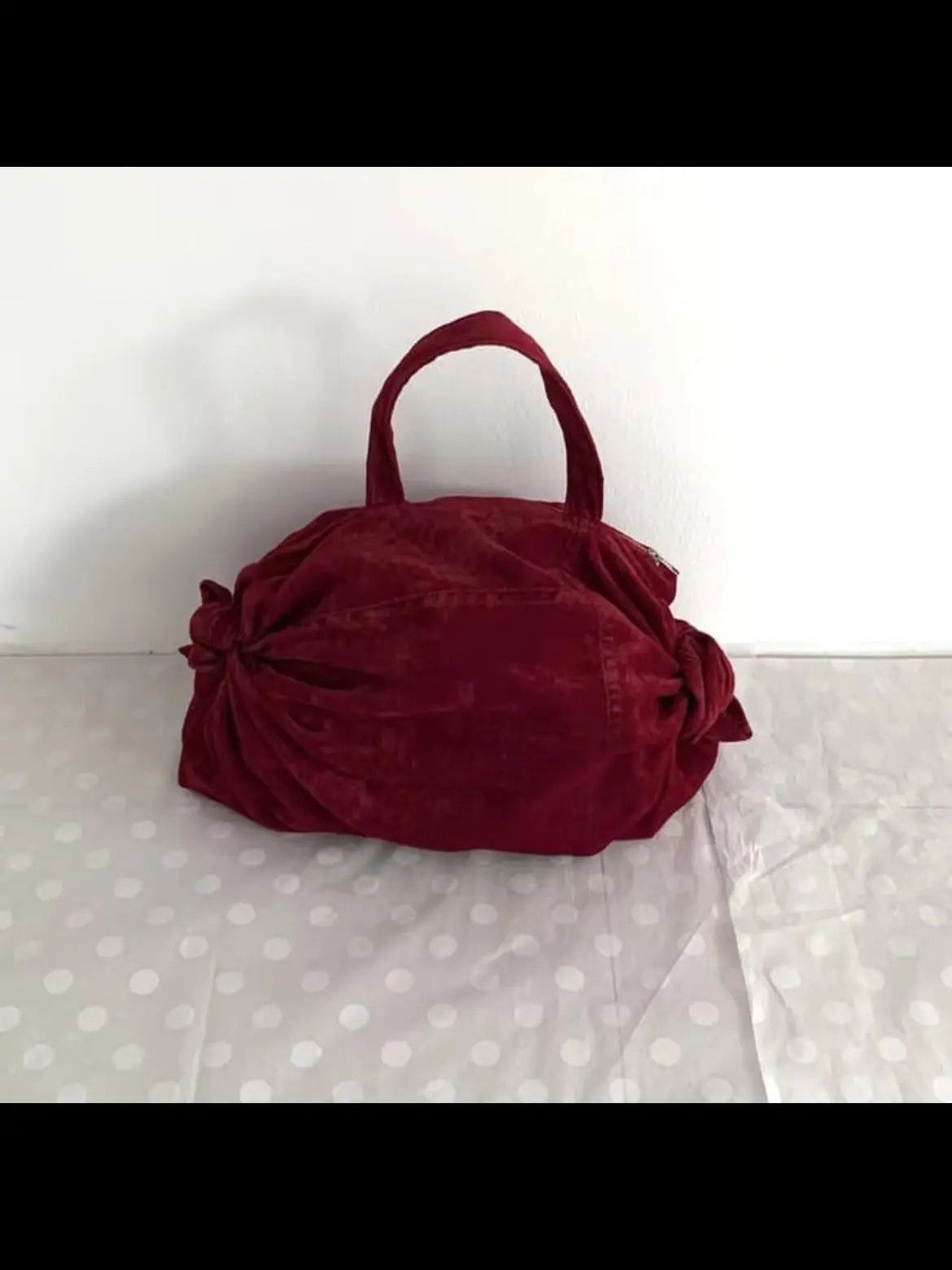 Comme des Garcons Comme des Garcons red velvet handbag Size ONE SIZE - 6 Thumbnail