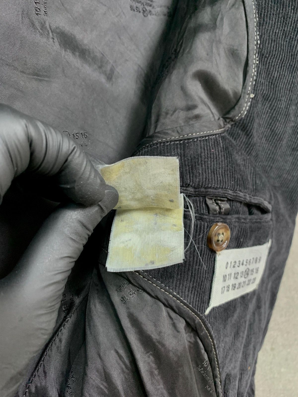 Maison Margiela FREE TAX! Line 14 Dyed Corduroy Blazer Jacket Size US M / EU 48-50 / 2 - 12 Thumbnail