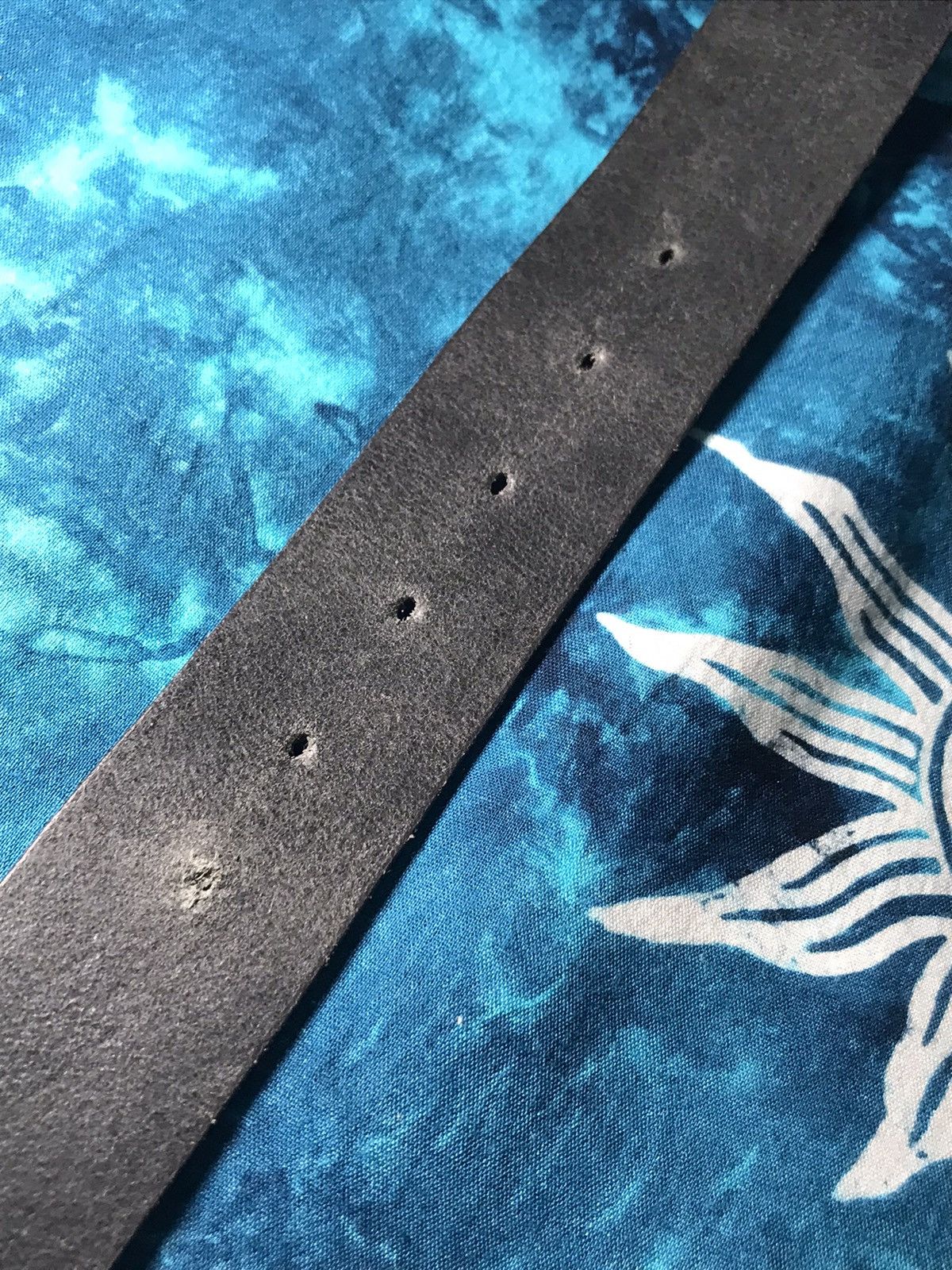 Other Y2K Avant Garde Flowers Leather Belt Oasis Size 26 - 13 Thumbnail