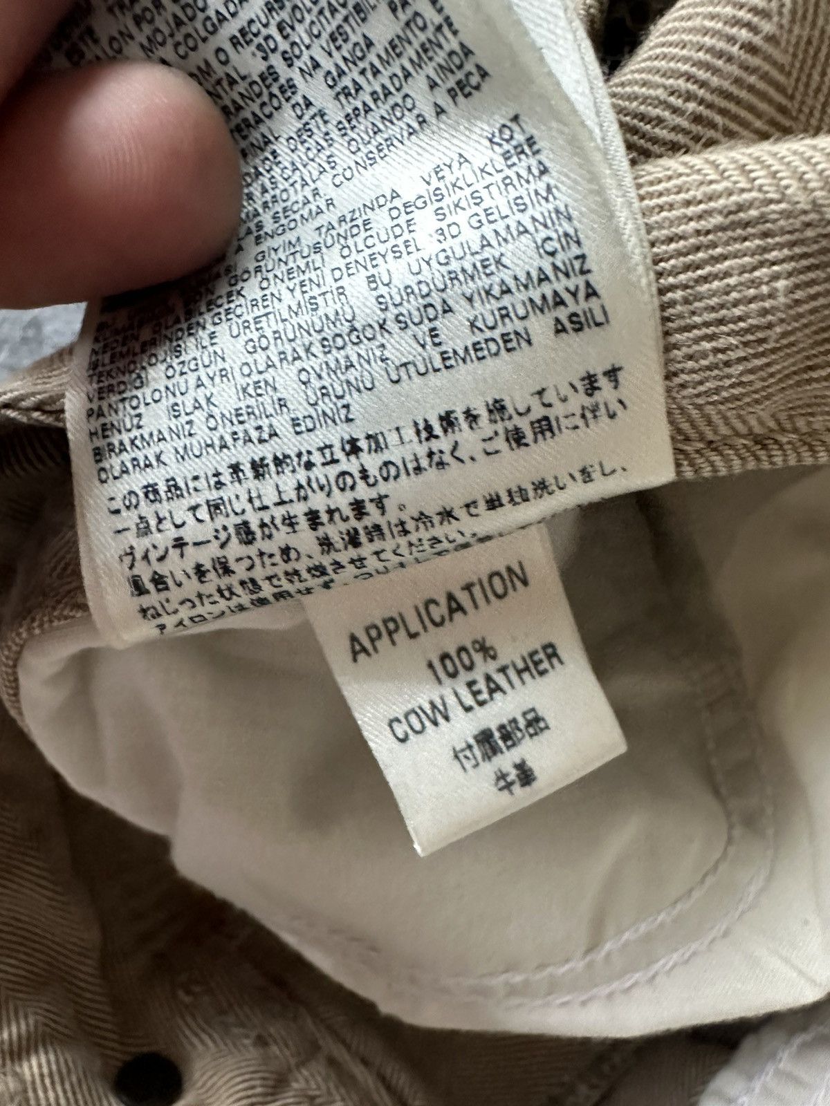 Diesel Rare Diesel Industry Italy Rare Brown Denim 31x34 D200 Size US 31 - 17 Thumbnail