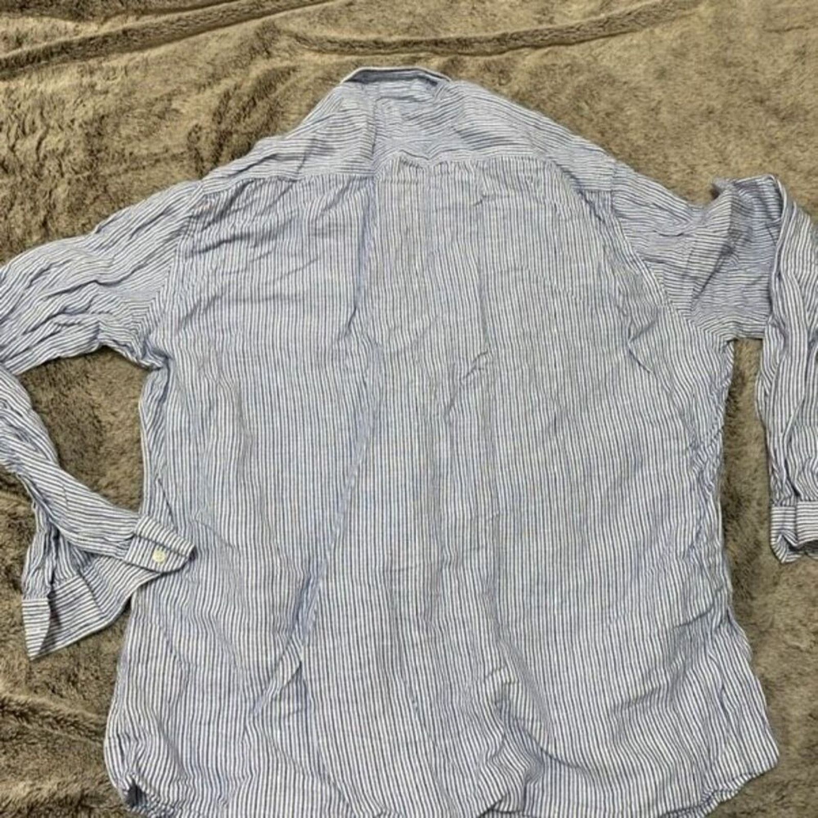 Zara Zara Striped Button-Front Shirt | Sz 2XL Size US XXL / EU 58 / 5 - 4 Thumbnail