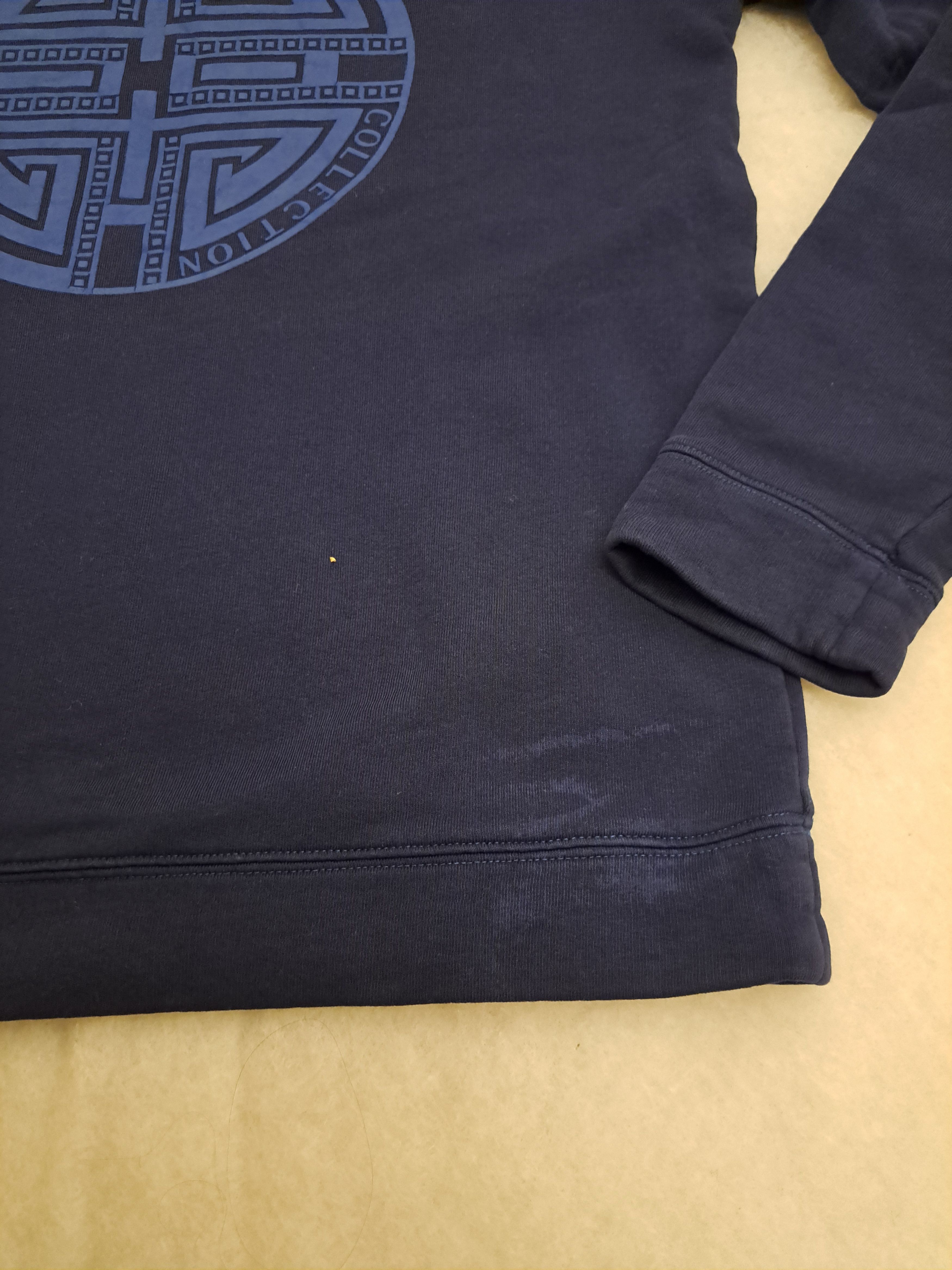 Versace Navy big logo sweatshirt Versace Collection, crewneck L Size US L / EU 52-54 / 3 - 10 Thumbnail