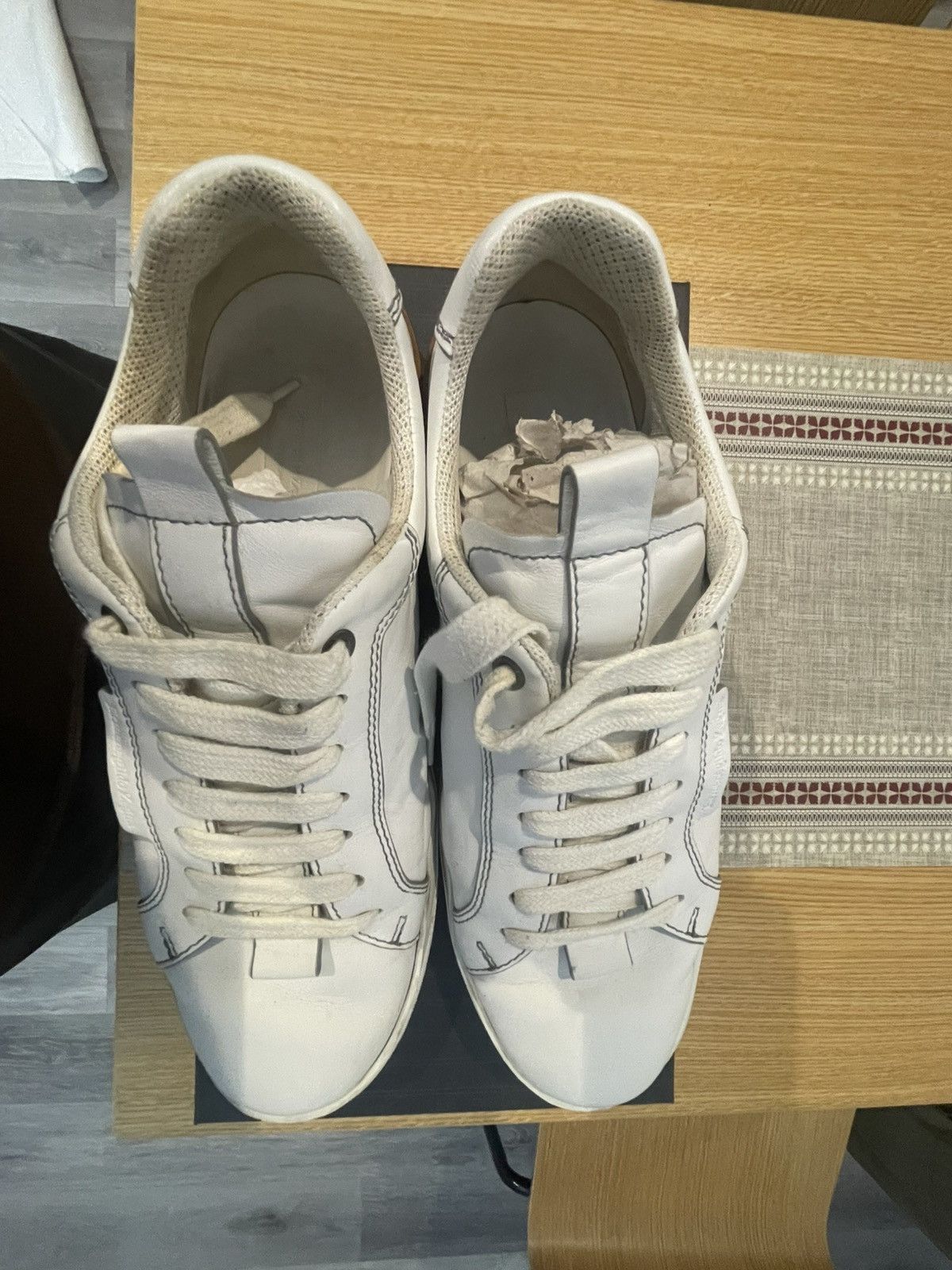 Ermenegildo Zegna Ferrara Zegna White low-top Size US 10.5 / EU 43-44 - 4 Thumbnail
