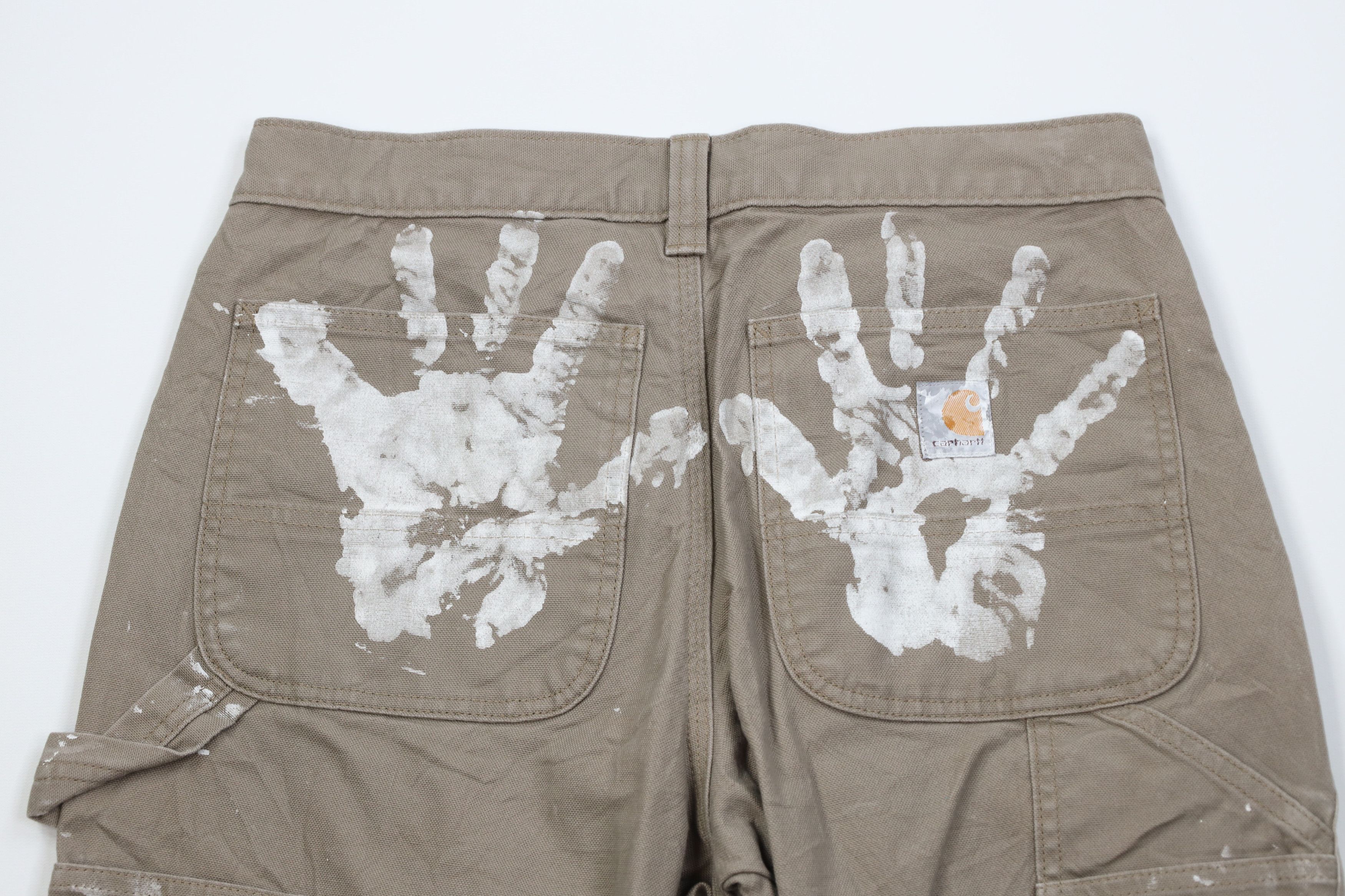 Carhartt Vintage Y2K Carhartt Fit Canvas Wide Leg Pants Desert Size US 31 - 10 Thumbnail
