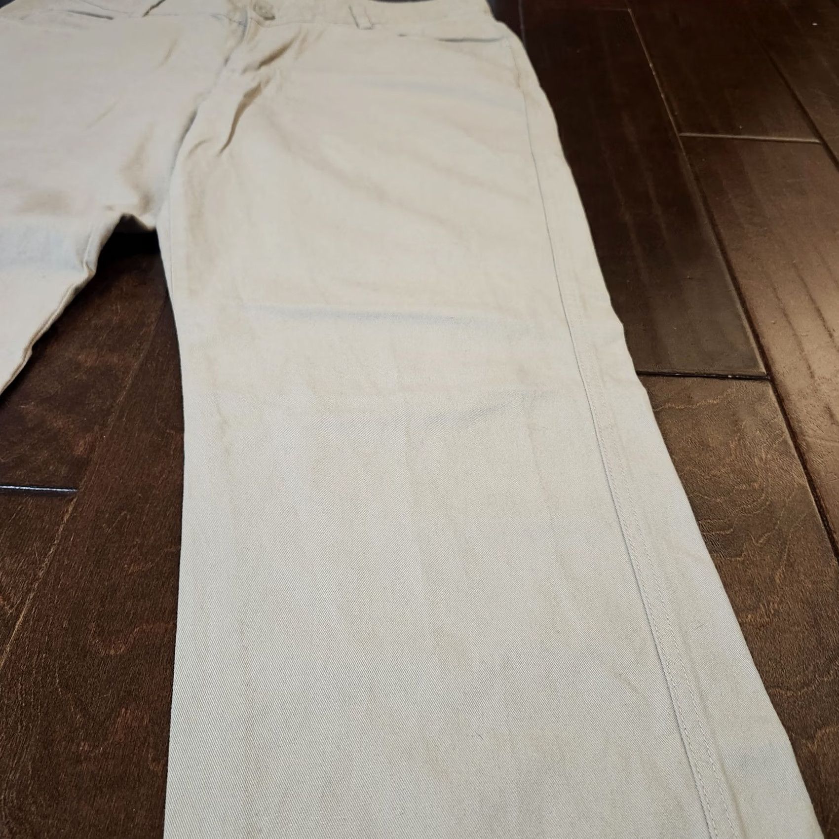 Vintage Columbia Mens Classic Beige Regular Fit Chino Pants - Size 36X34 - Minor Stains Size US 36 / EU 52 - 7 Thumbnail