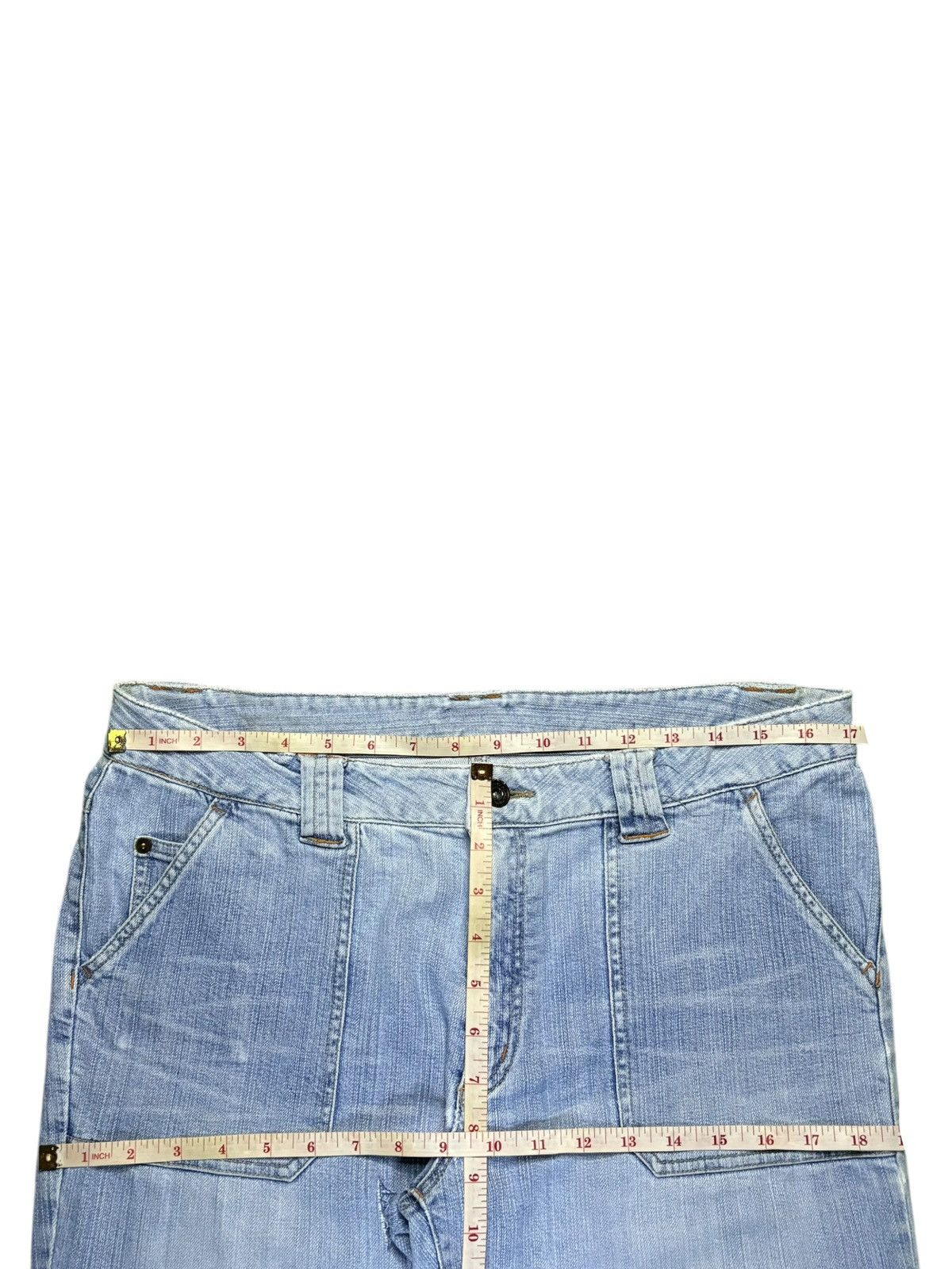 Japanese Brand Vintage Japanese Brand Light Wash Fatigue Flare Jeans Size US 34 / EU 50 - 12 Thumbnail